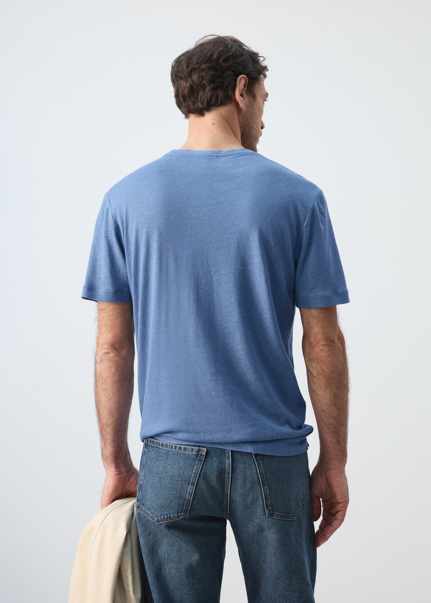 T-shirt lin slim-fit - Verso de l’article