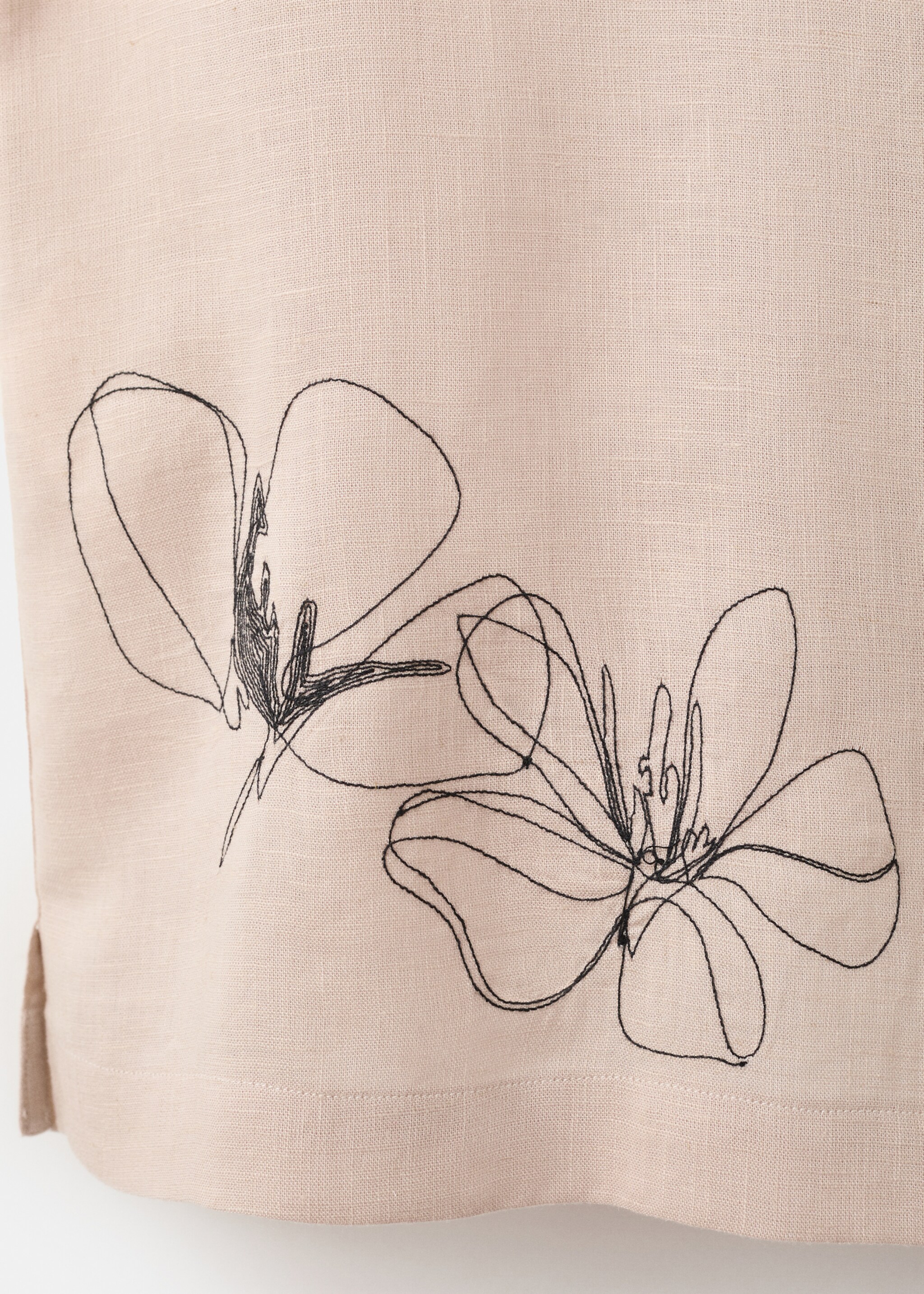 Gemustertes Regular-Fit-Hemd - Detail des Artikels 0, Beige. Ref: 27087897-00.