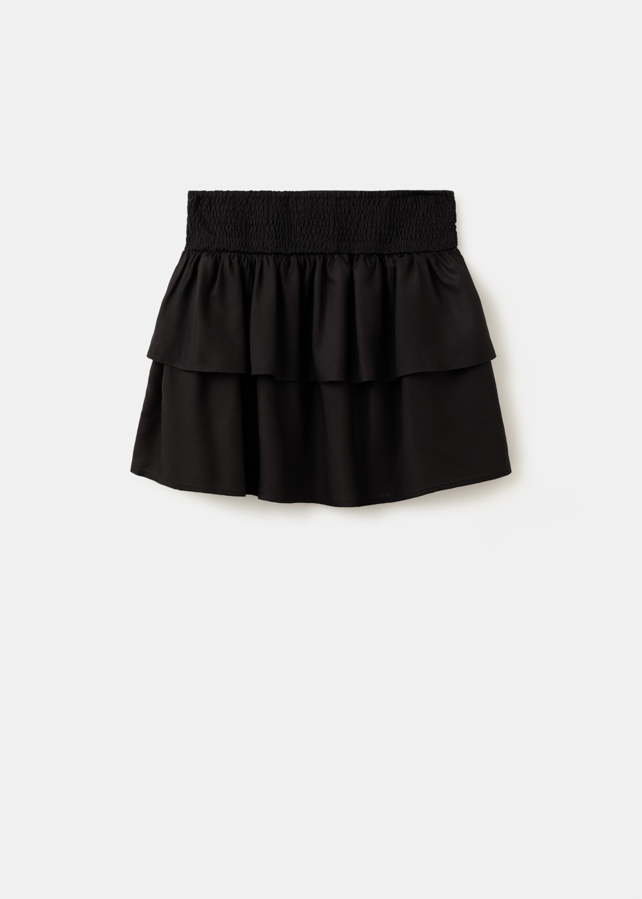 Studded short skirt - Details of the article 8, Black. Ref: 27087899-00.