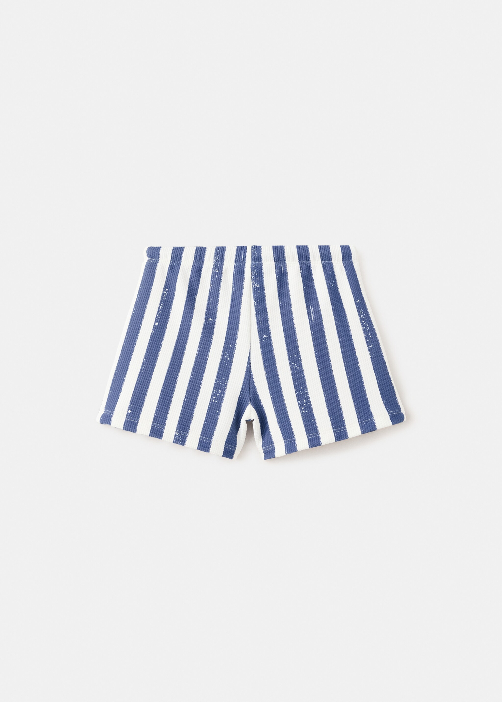 Striped boxer swimsuit - Reverse of the article, Blue. Ref: 27087902-00.