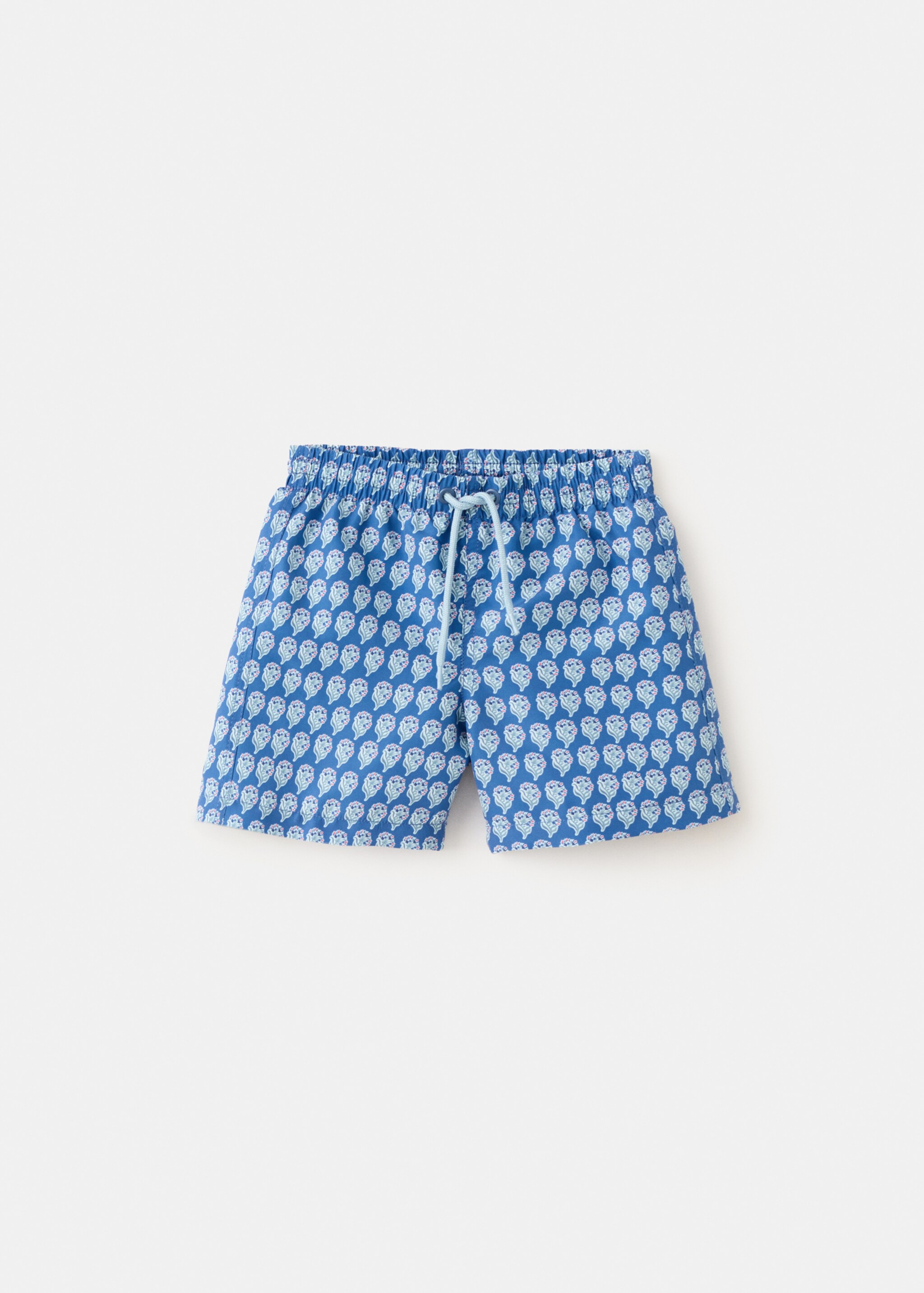 Printed swimming trunks - Article without model, Navy. Ref: 27087903-00.