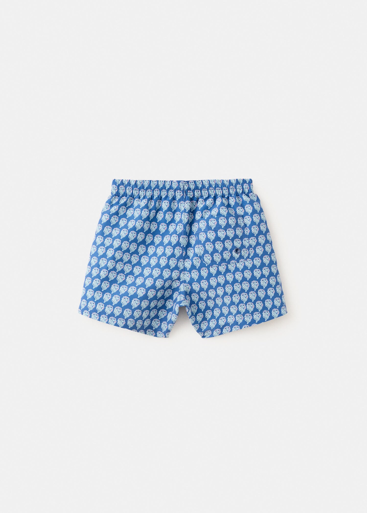 Printed swimming trunks - Reverse of the article
