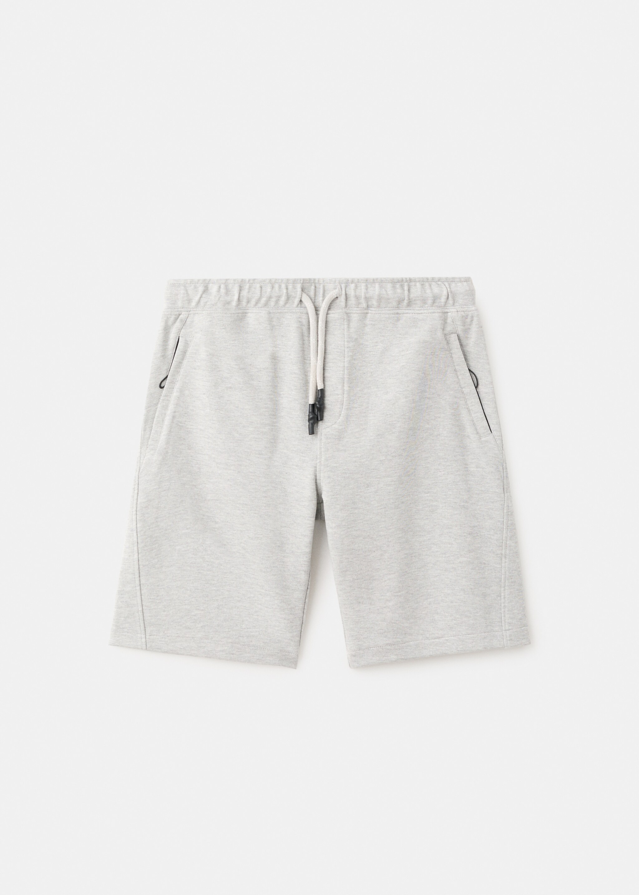 Cotton sport bermudas - Article without model, Medium Heather Grey. Ref: 27087904-00.