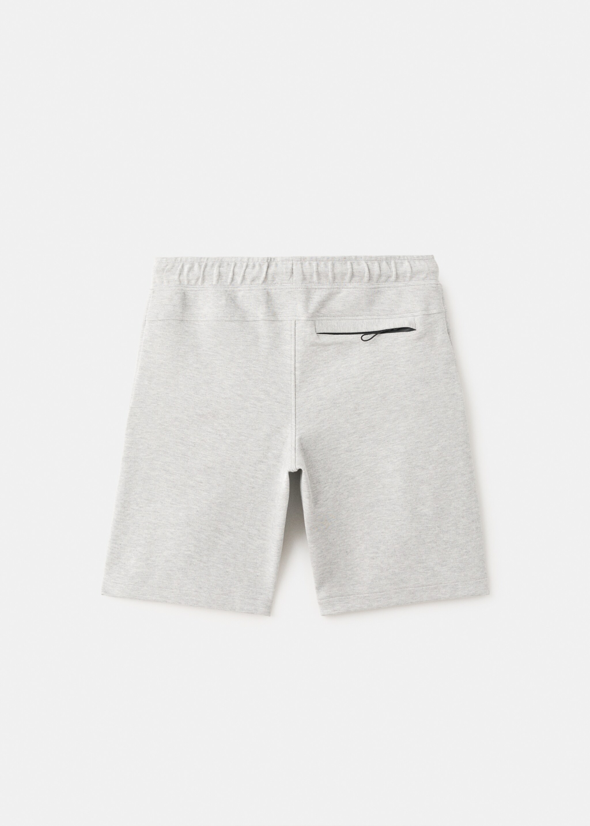 Cotton sport bermudas - Reverse of the article, Medium Heather Grey. Ref: 27087904-00.