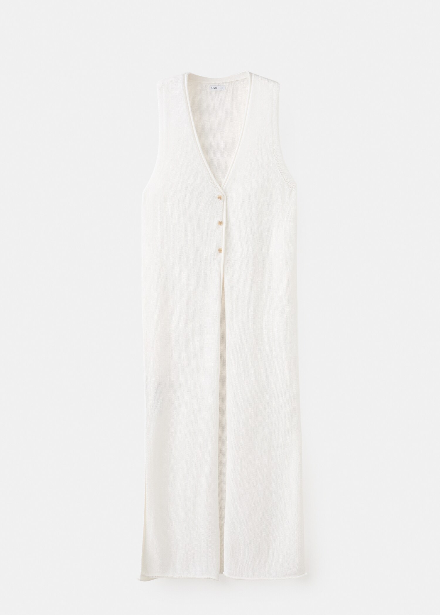 Knit long cardigan - Article without model