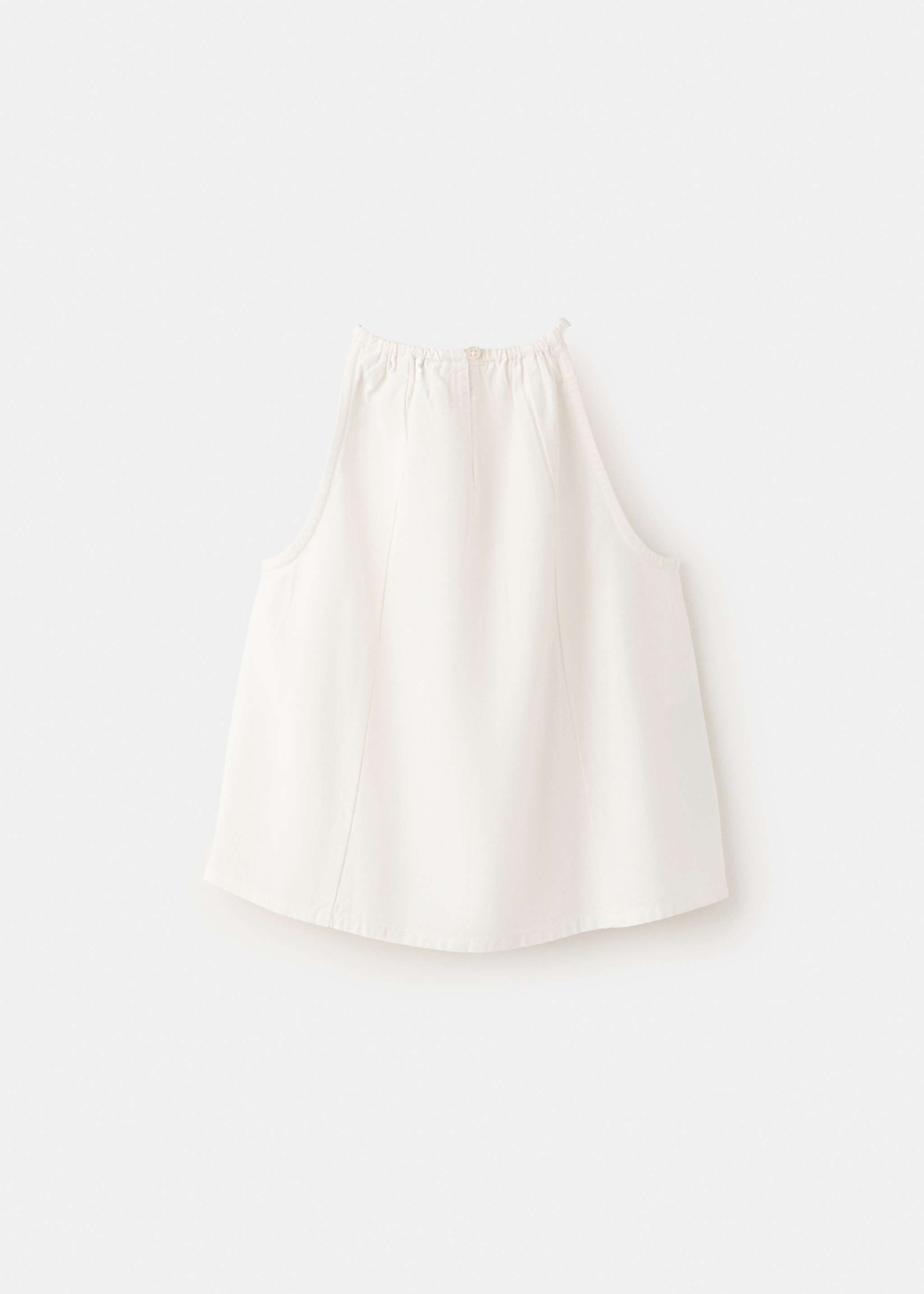 Flowy blouse - Reverse of the article, White. Ref: 27087908-00.