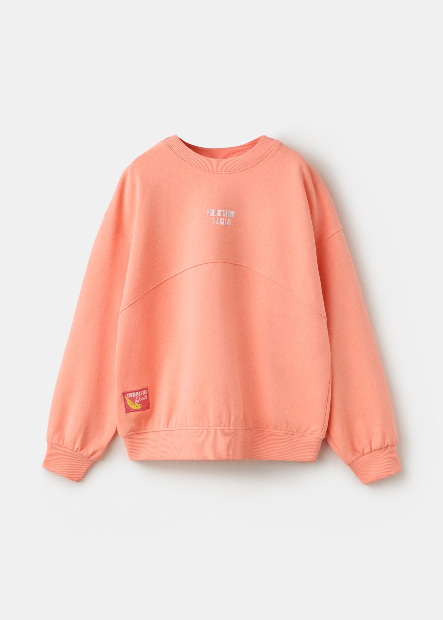 Printed cotton sweatshirt - Article without model