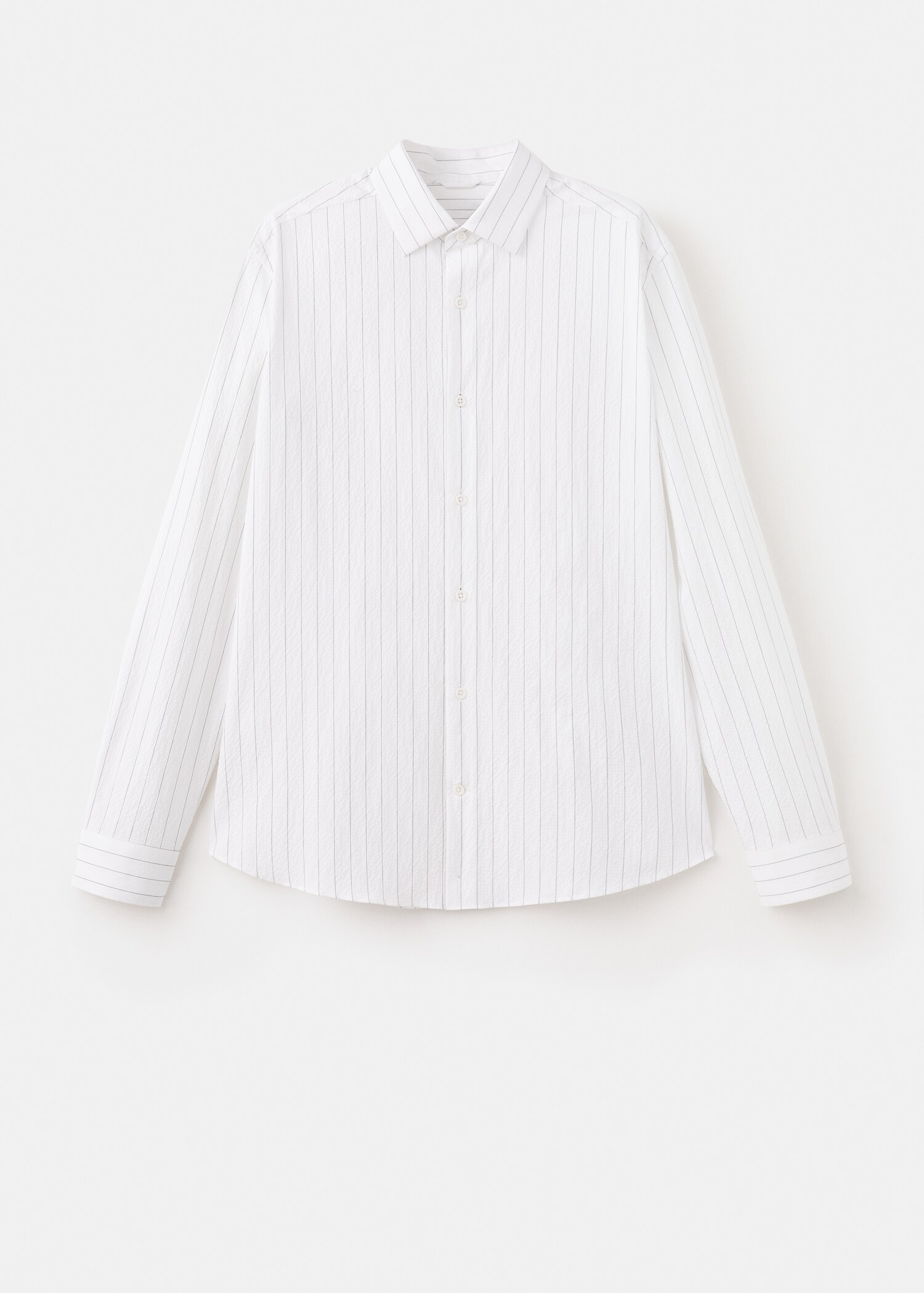 Chemise rayures tennis effet froissé - Article sans modèle