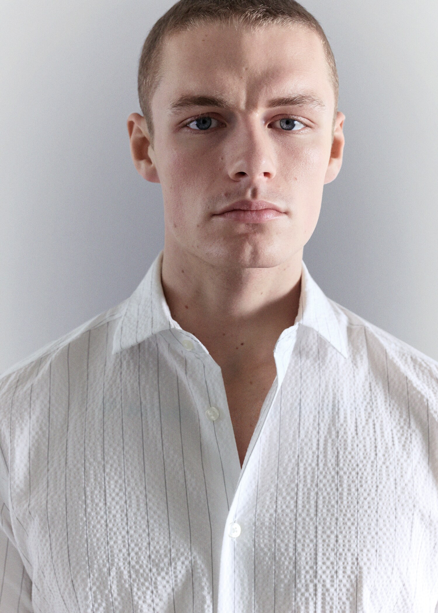 Chemise rayures tennis effet froissé - Détail de l'article 1