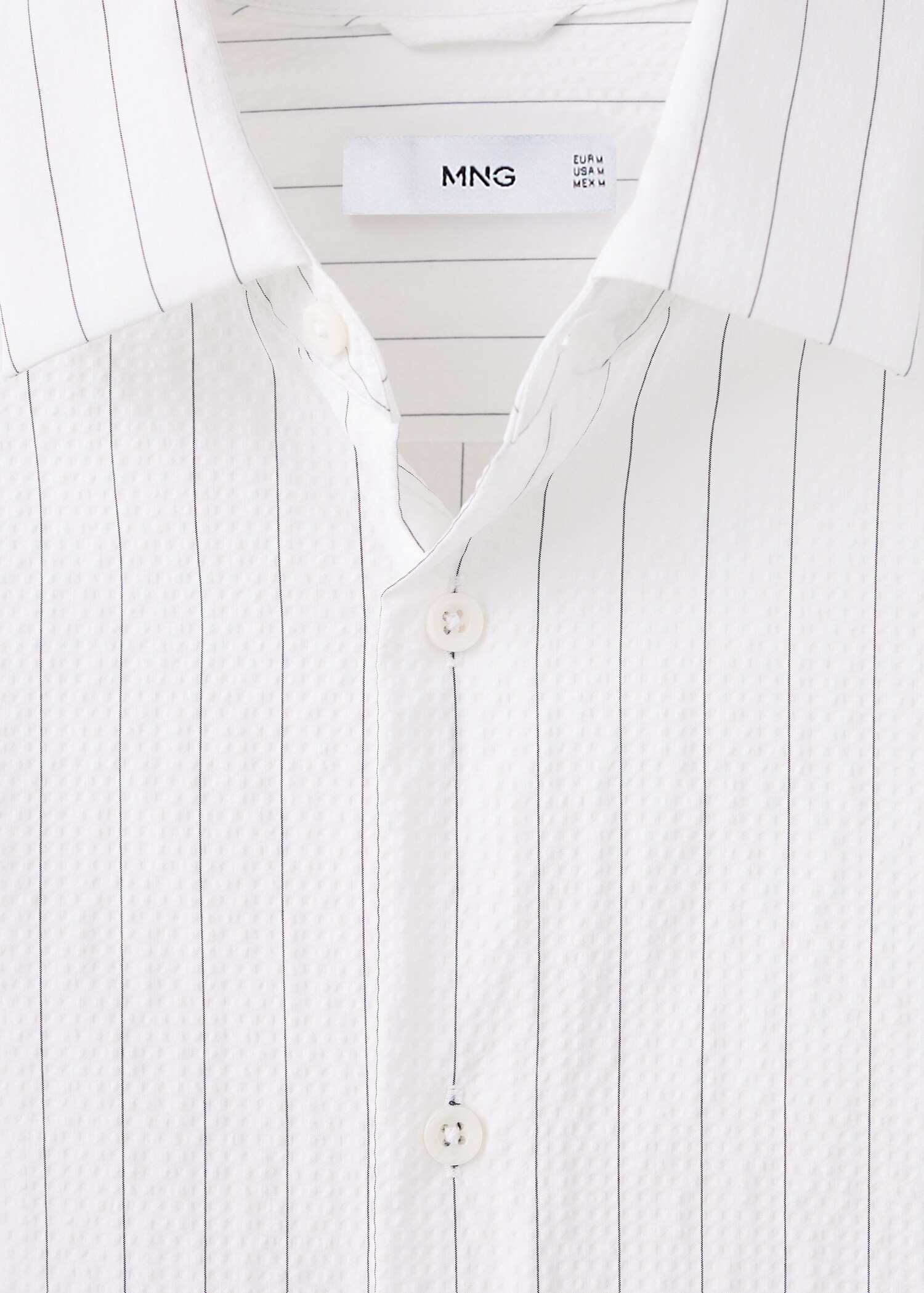 Chemise rayures tennis effet froissé - Détail de l'article 8