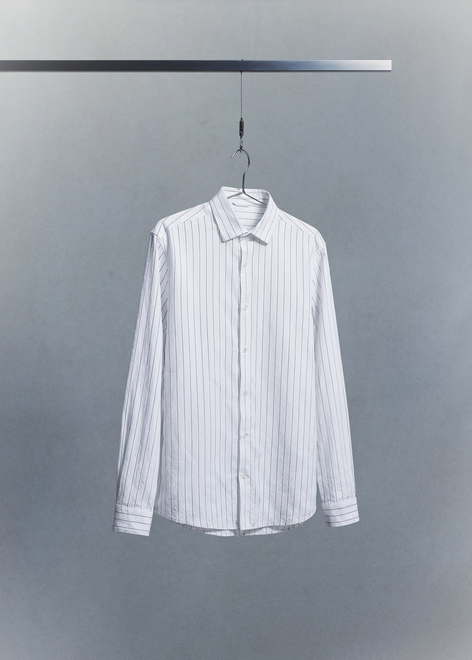 Chemise rayures tennis effet froissé - Détail de l'article 9