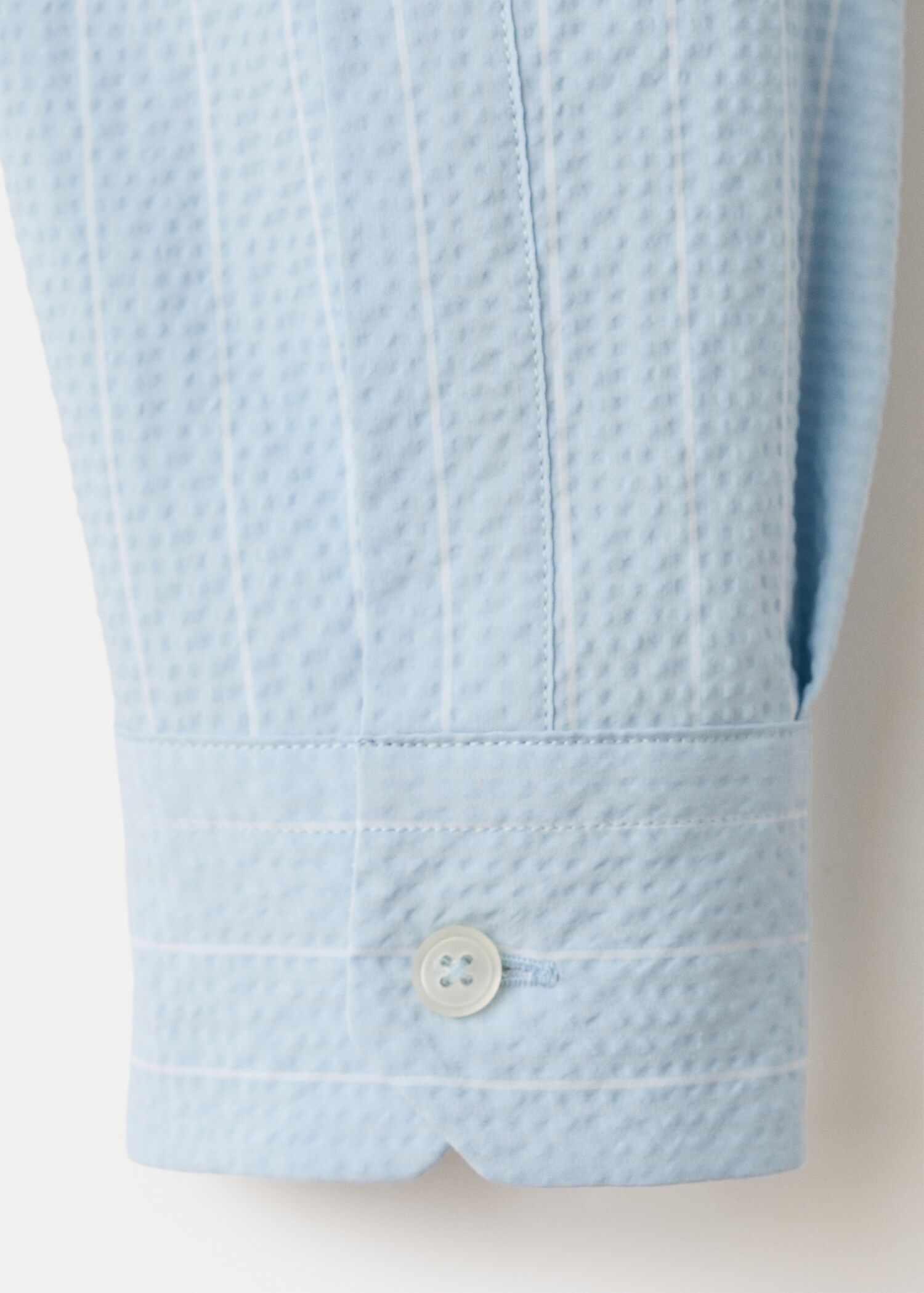 Chemise rayures tennis effet froissé - Détail de l'article 0