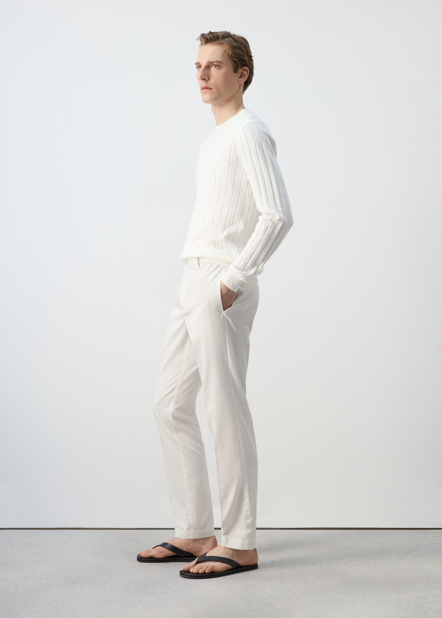 سترة منسوجة من القطن بنسبة 100% - تفاصيل المنتج 2