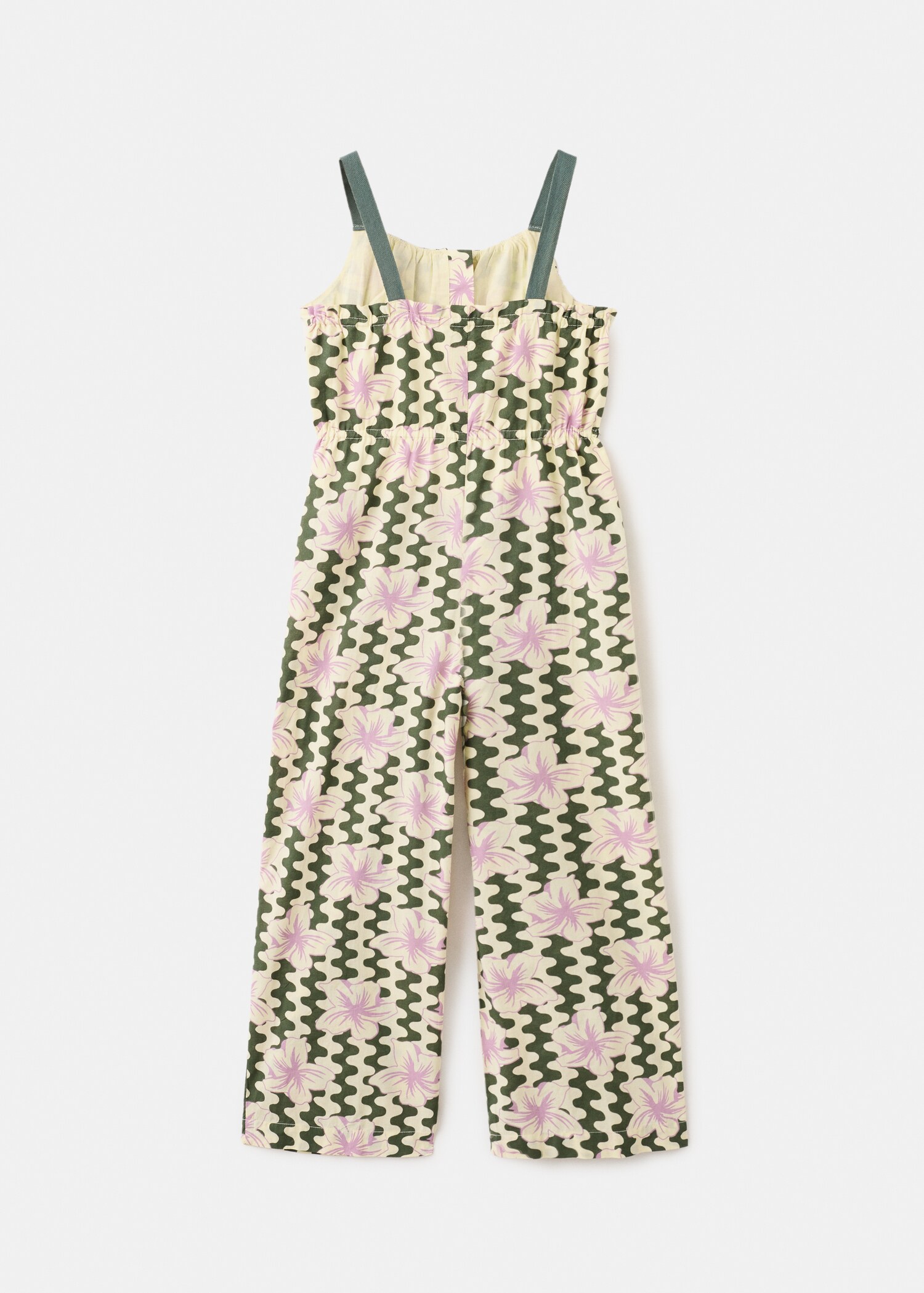 Floral print jumpsuit - Reverse of the article