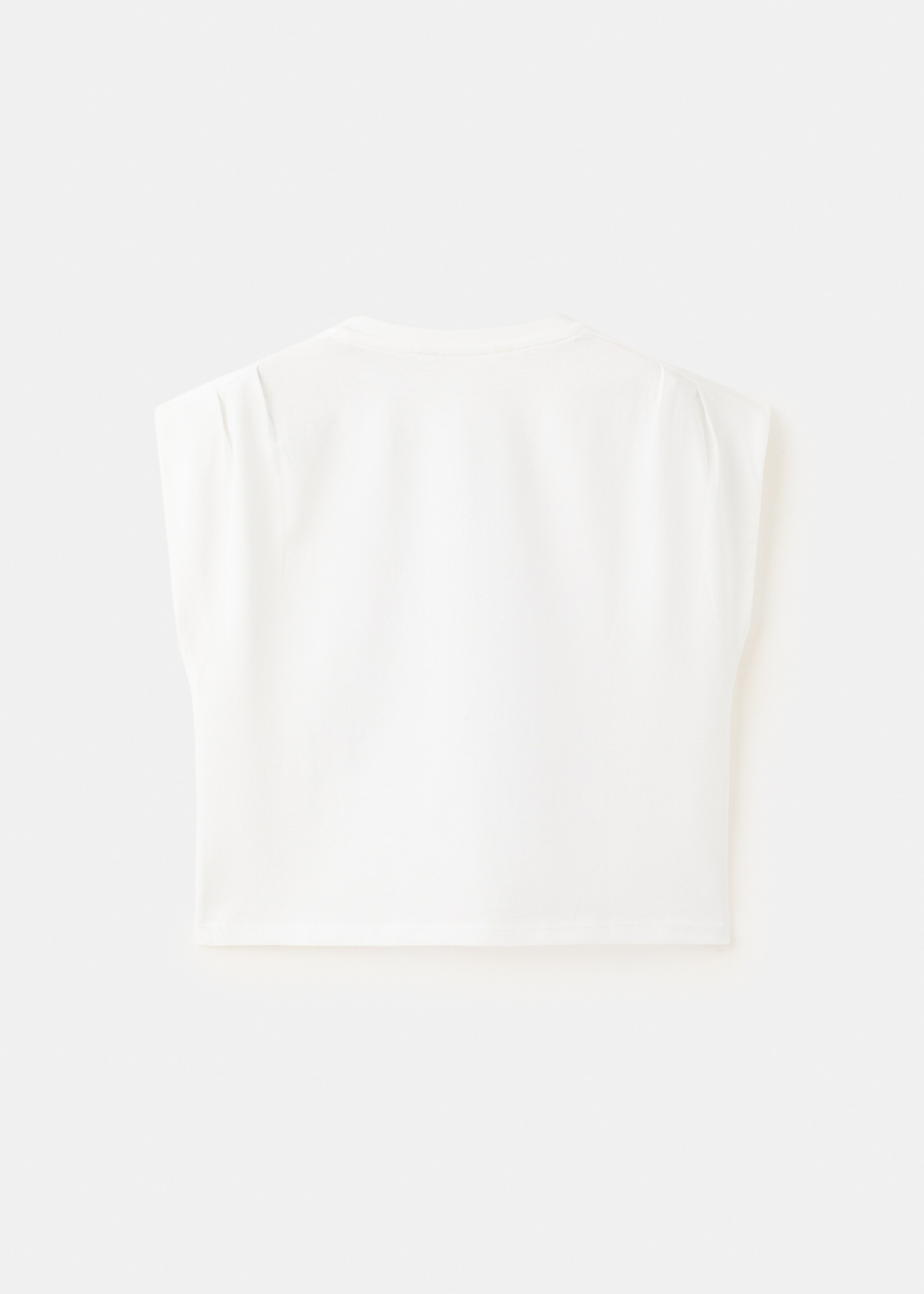 T-shirt imprimé fruits - Verso de l’article, Blanc cassé. Ref: 27087922-00.