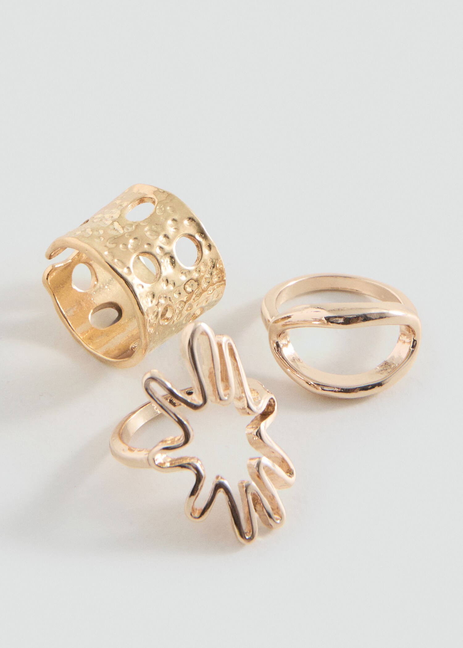 Pack of 3 combined rings - Medium plane