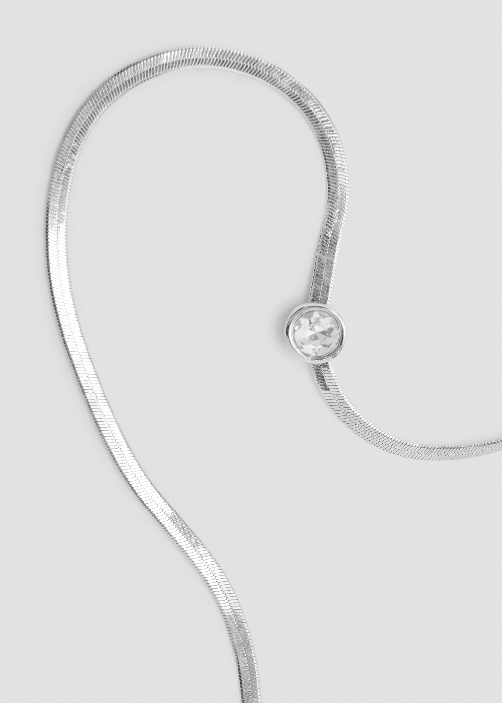 Beaded chain belt - Medium plane, Silver. Ref: 27087928-00.