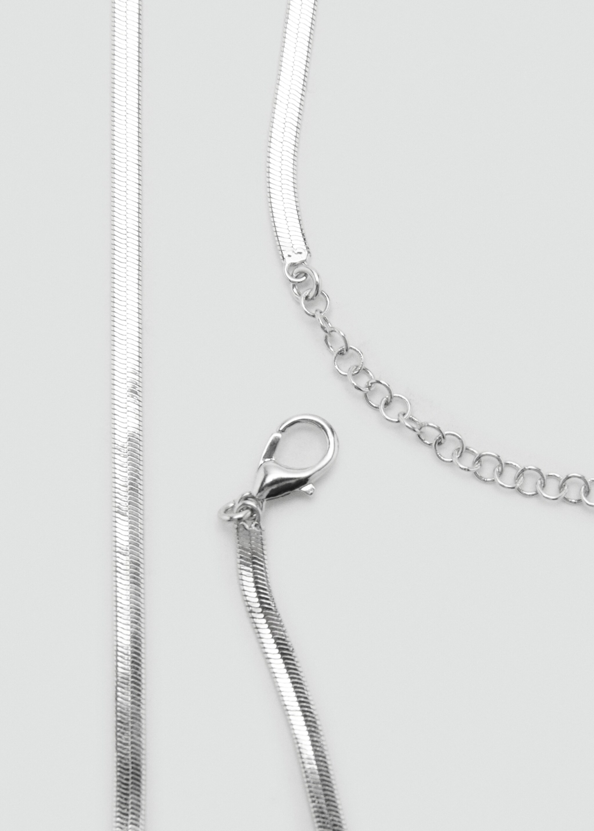 Beaded chain belt - Details of the article 1, Silver. Ref: 27087928-00.