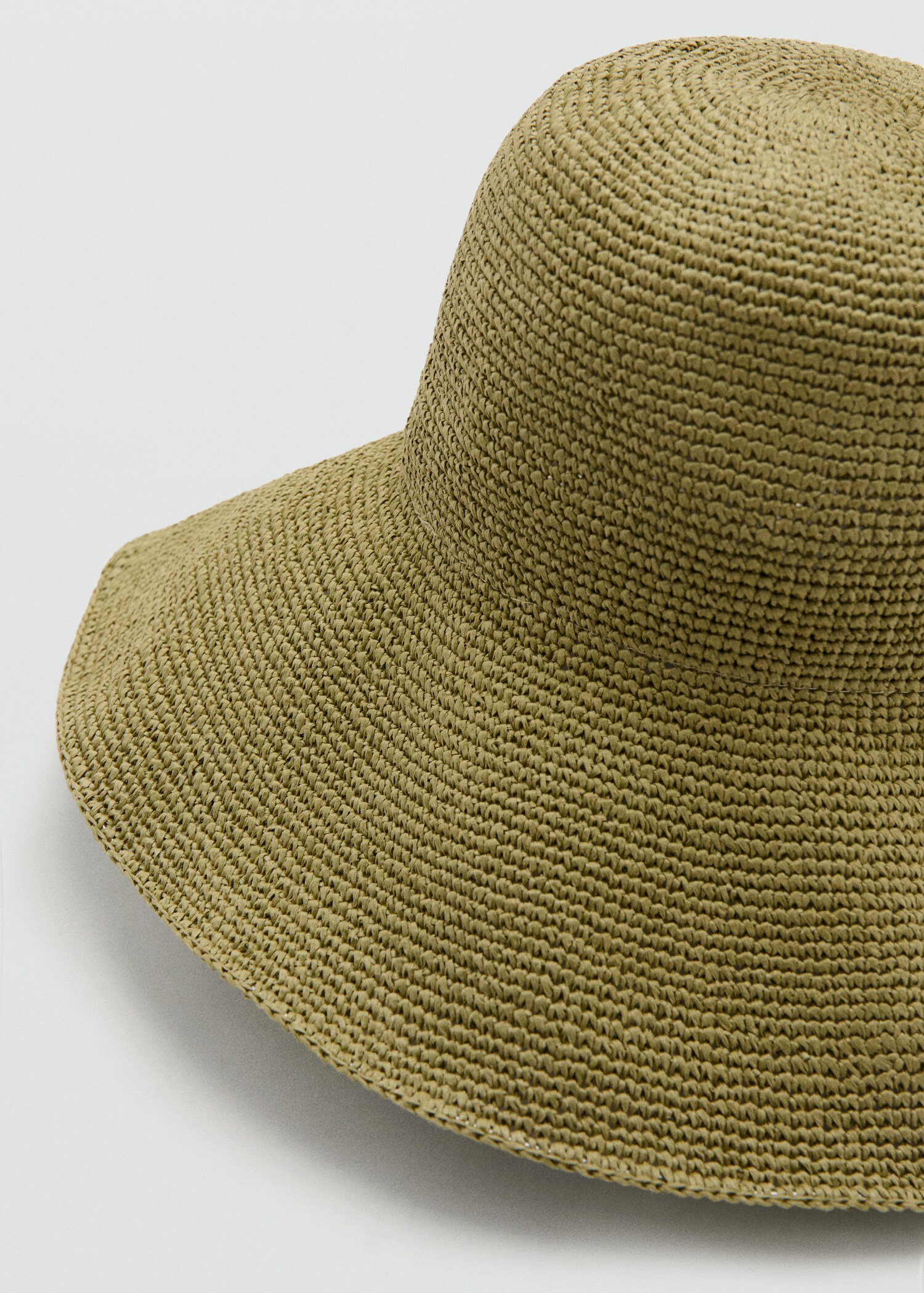 Natural fibre bucket hat - Medium plane