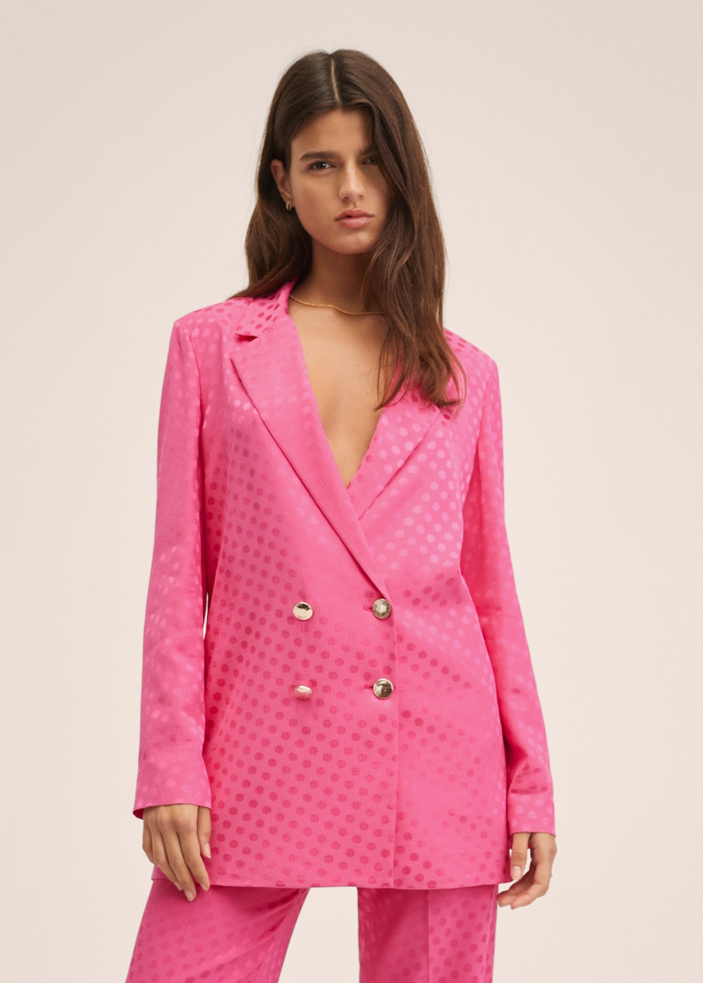 Polka dot suit jacket deals