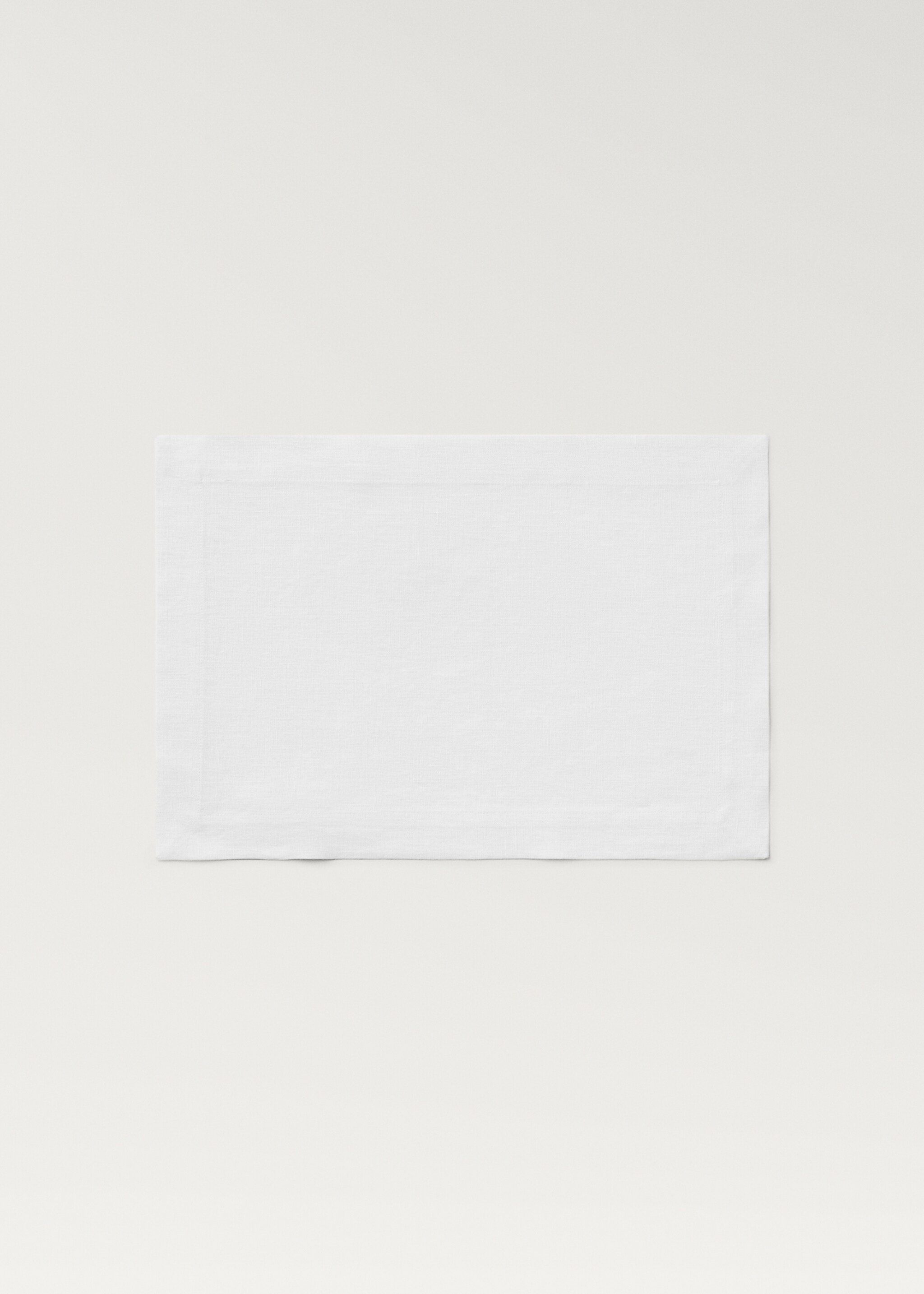 Лляна серветка - Товар без моделі, Білий. Ref: 27088646-00.
