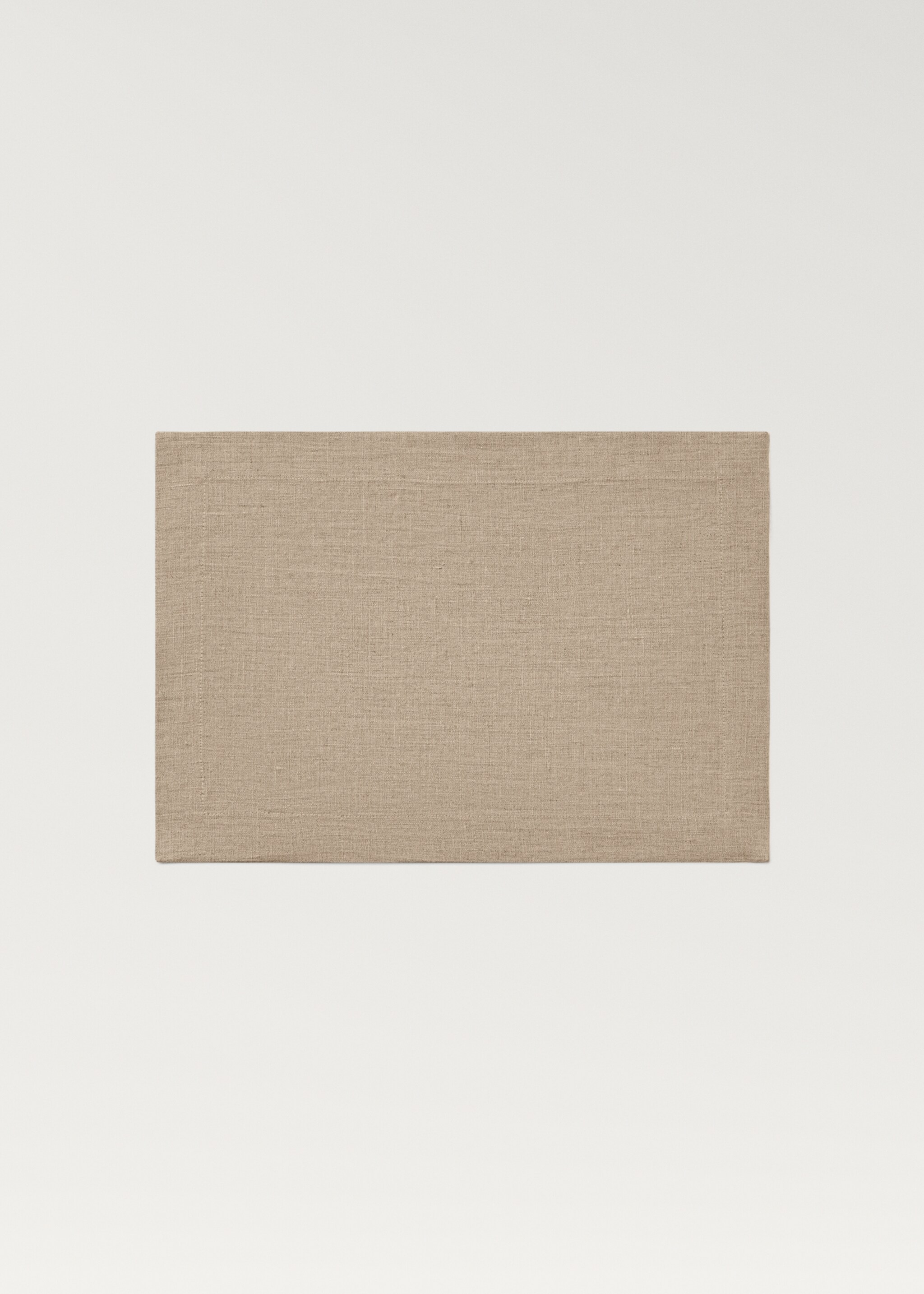 Лляна серветка - Товар без моделі, Пісочний. Ref: 27088646-00.