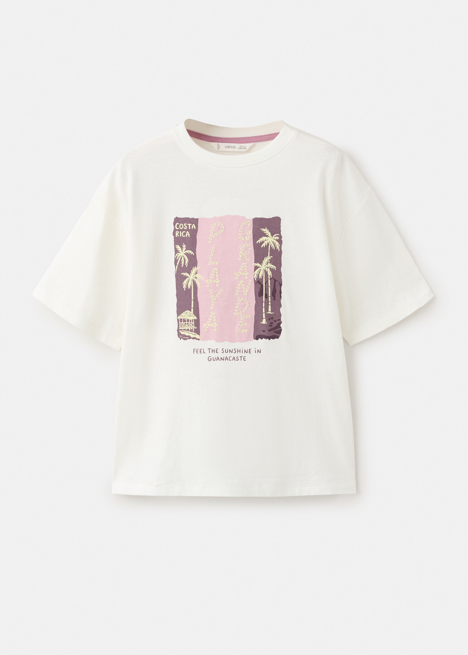 Printed cotton-blend t-shirt - Article without model