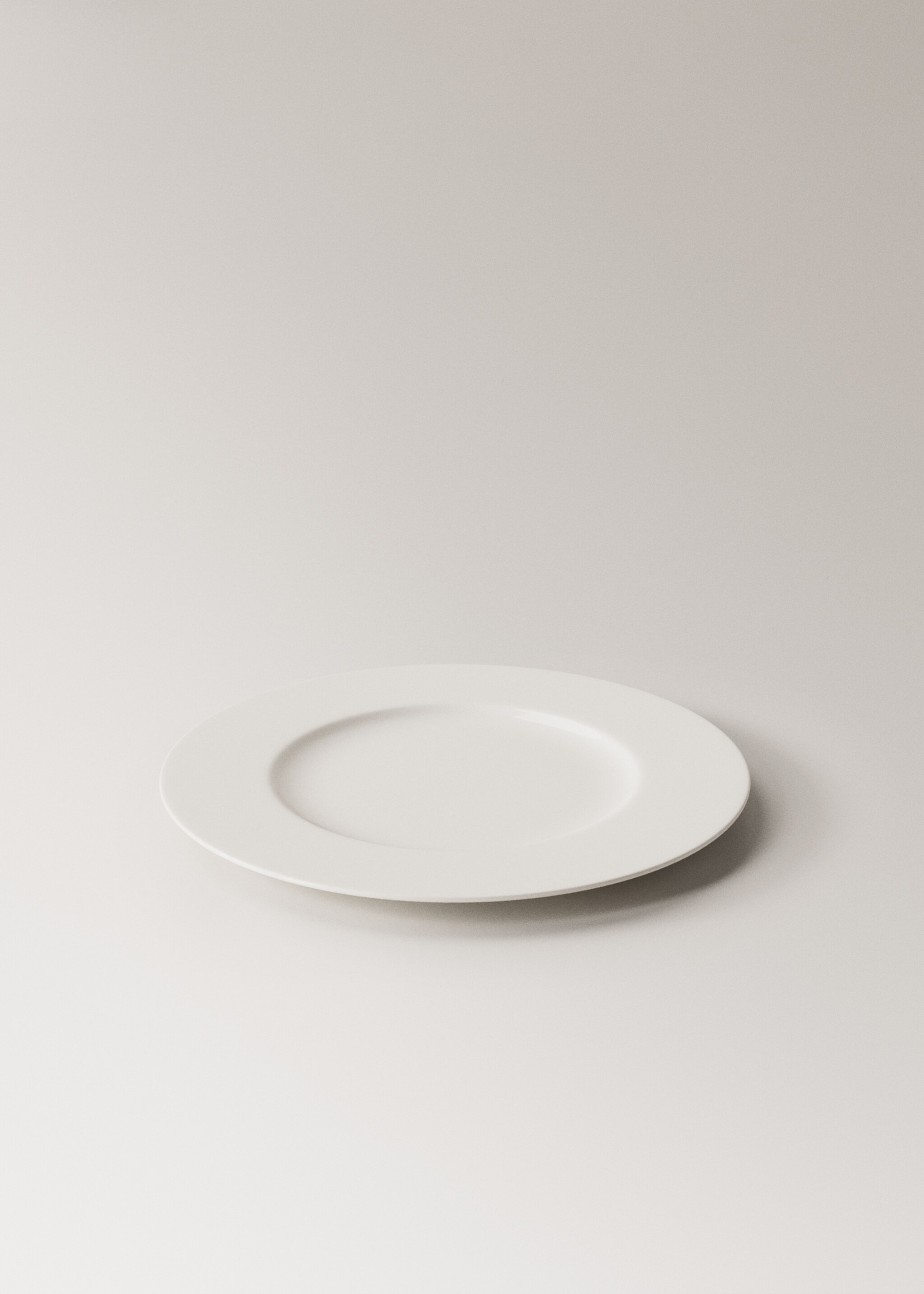 Πιάτο ρηχό Bone China Ultralight - Λεπτομέρεια του προϊόντος 1, Λευκό. Ref: 27091167-00.