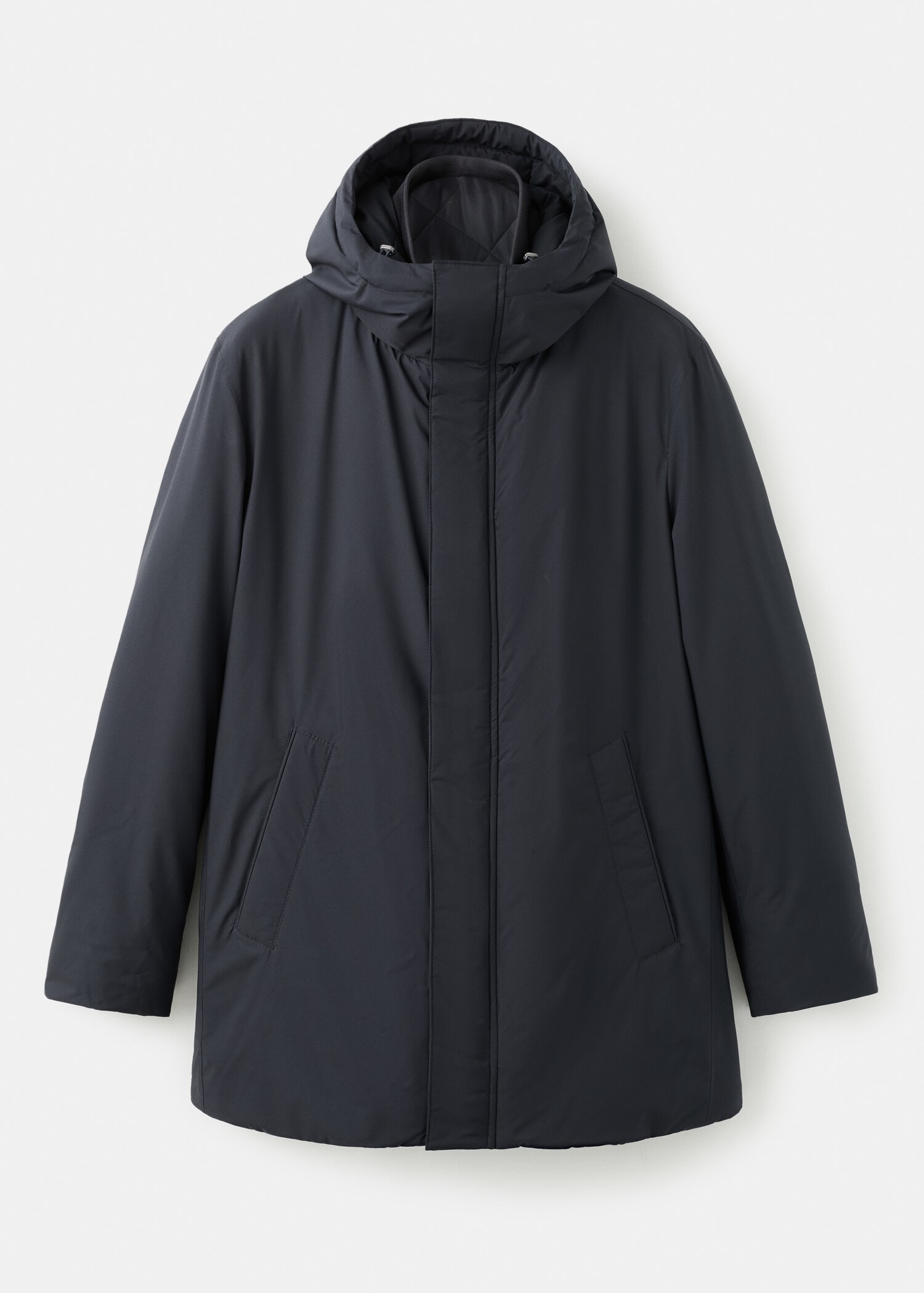 Detachable Water Repellent Padded Parka - Article without model