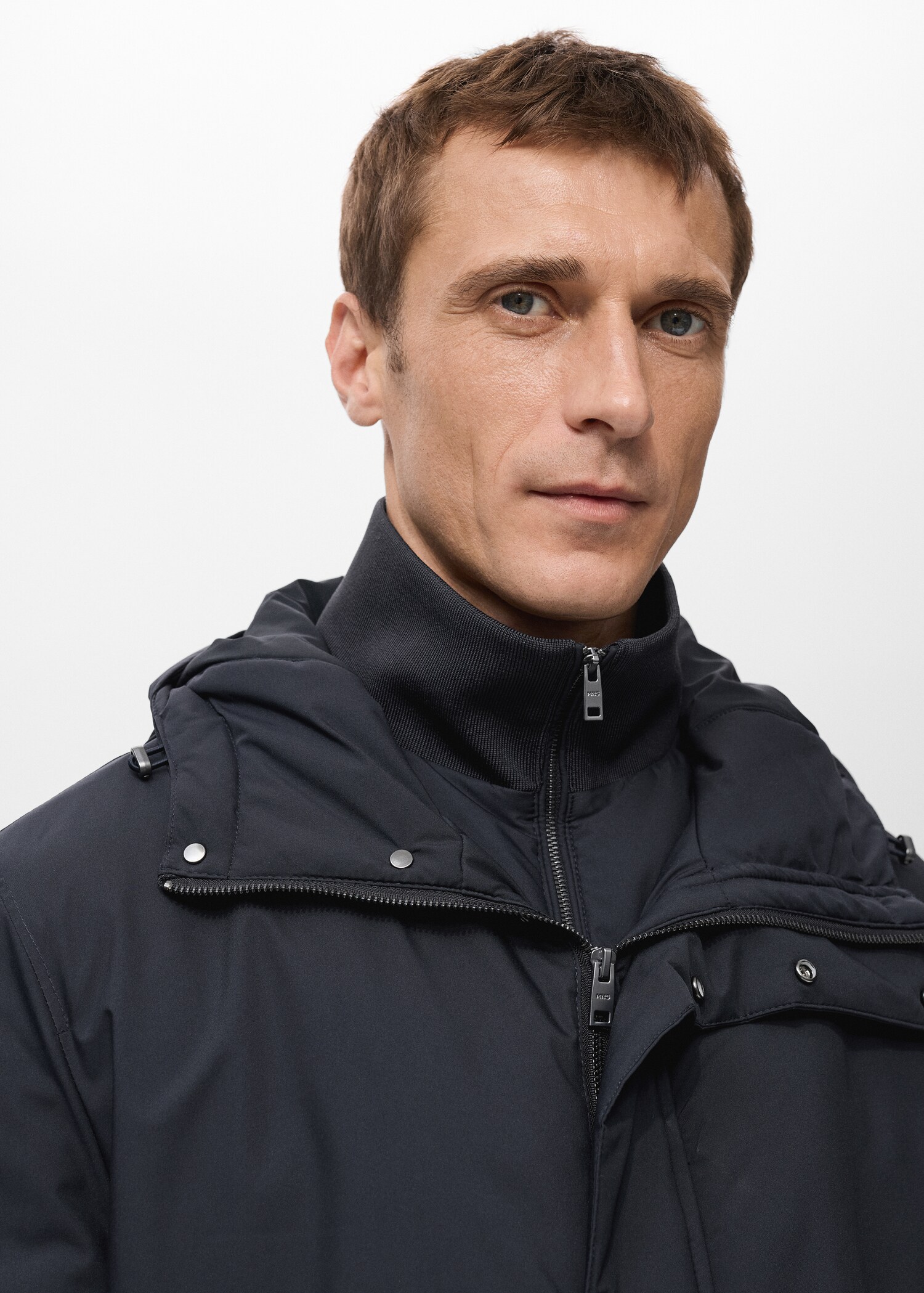 Detachable Water Repellent Padded Parka - Details of the article 6