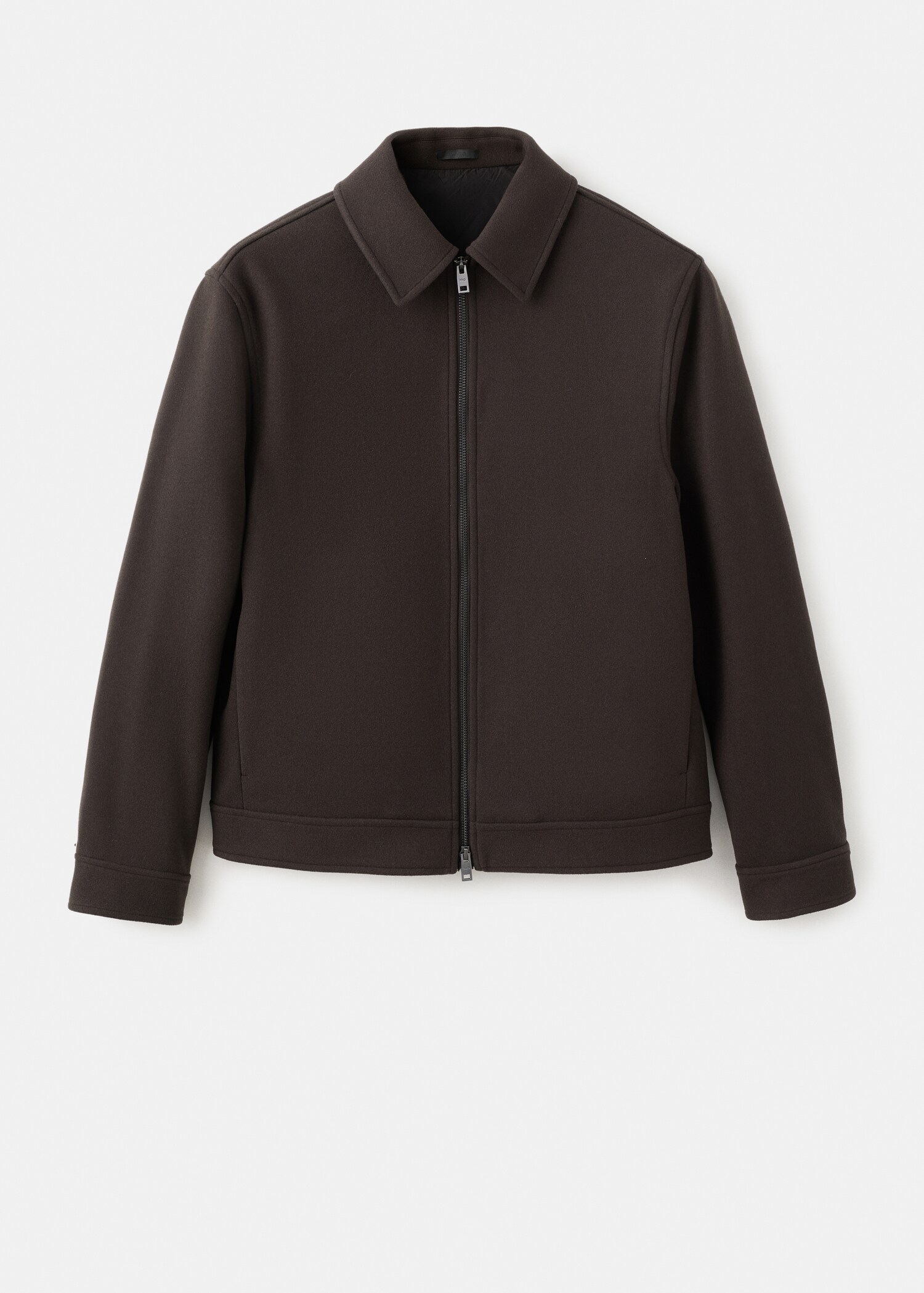 Wool zip-up jacket - Article without model