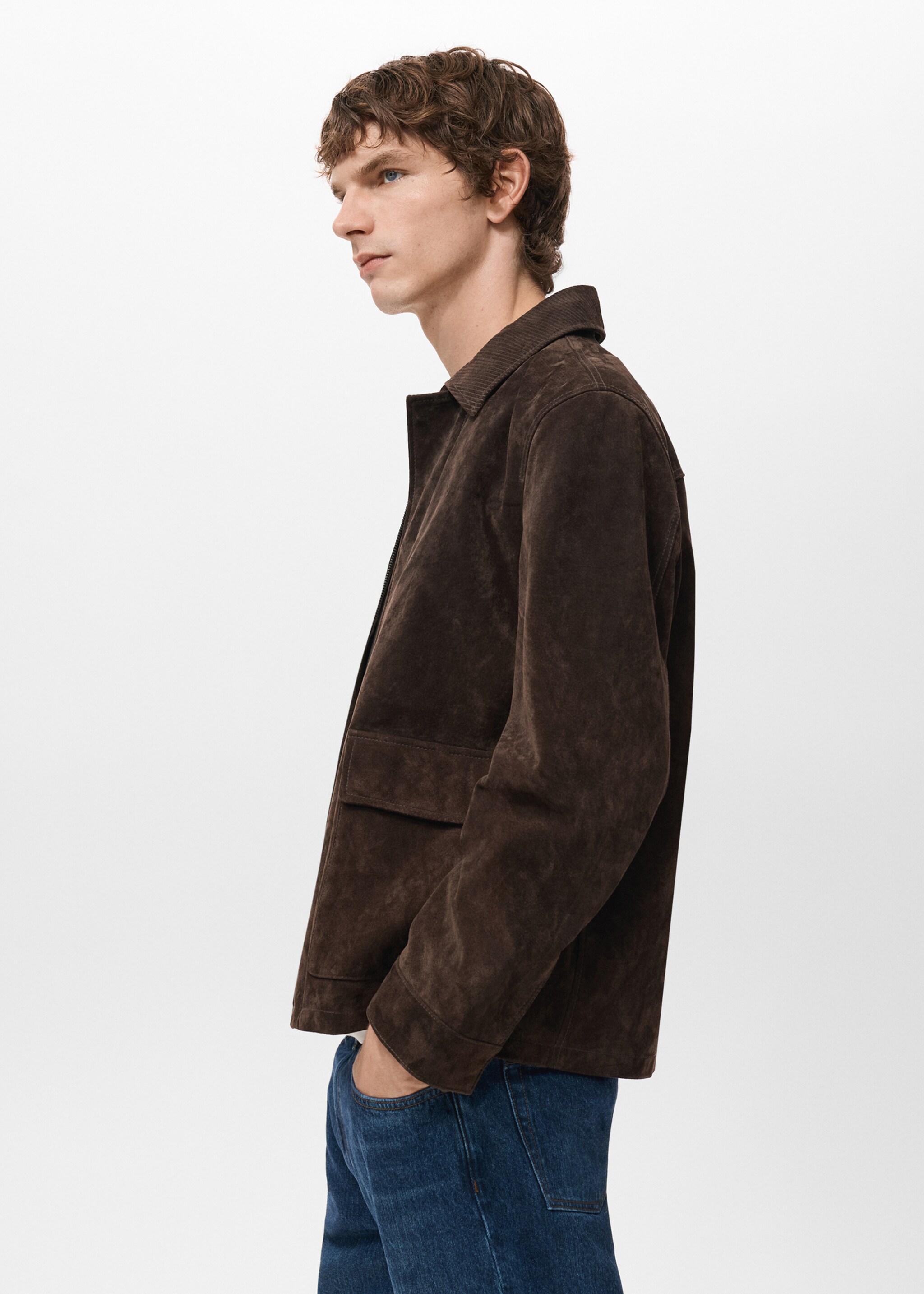 Jacket kil - Details of the article 2, Chocolate. Ref: 27091173-00.