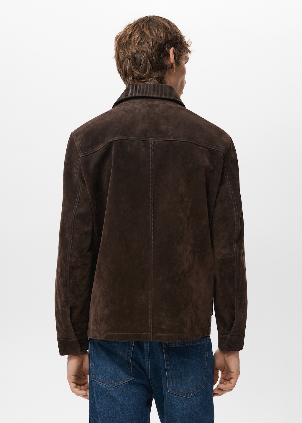 100% suede leather jacket
