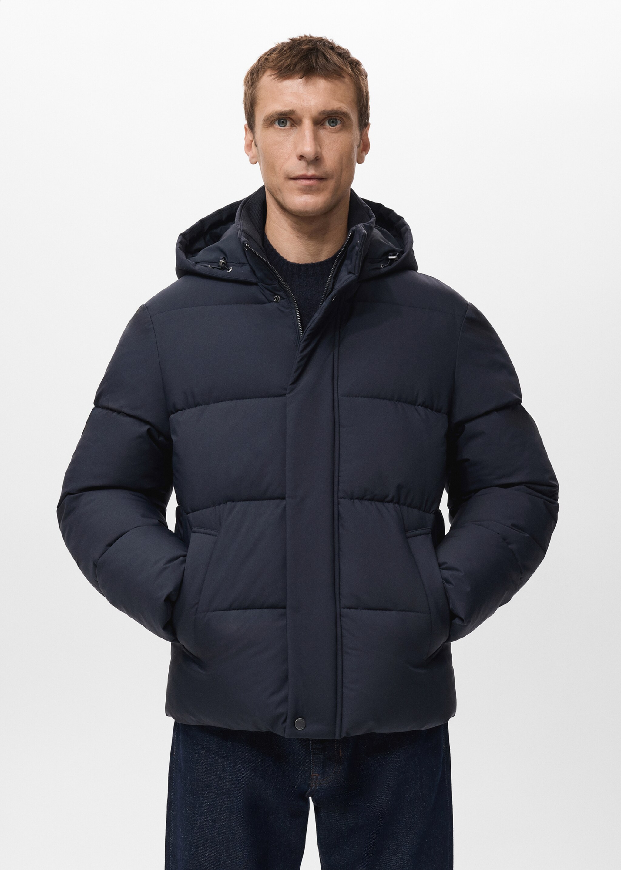 سترة أنوراك قصيرة مبطنة مقاومة للماء - رؤية وسط