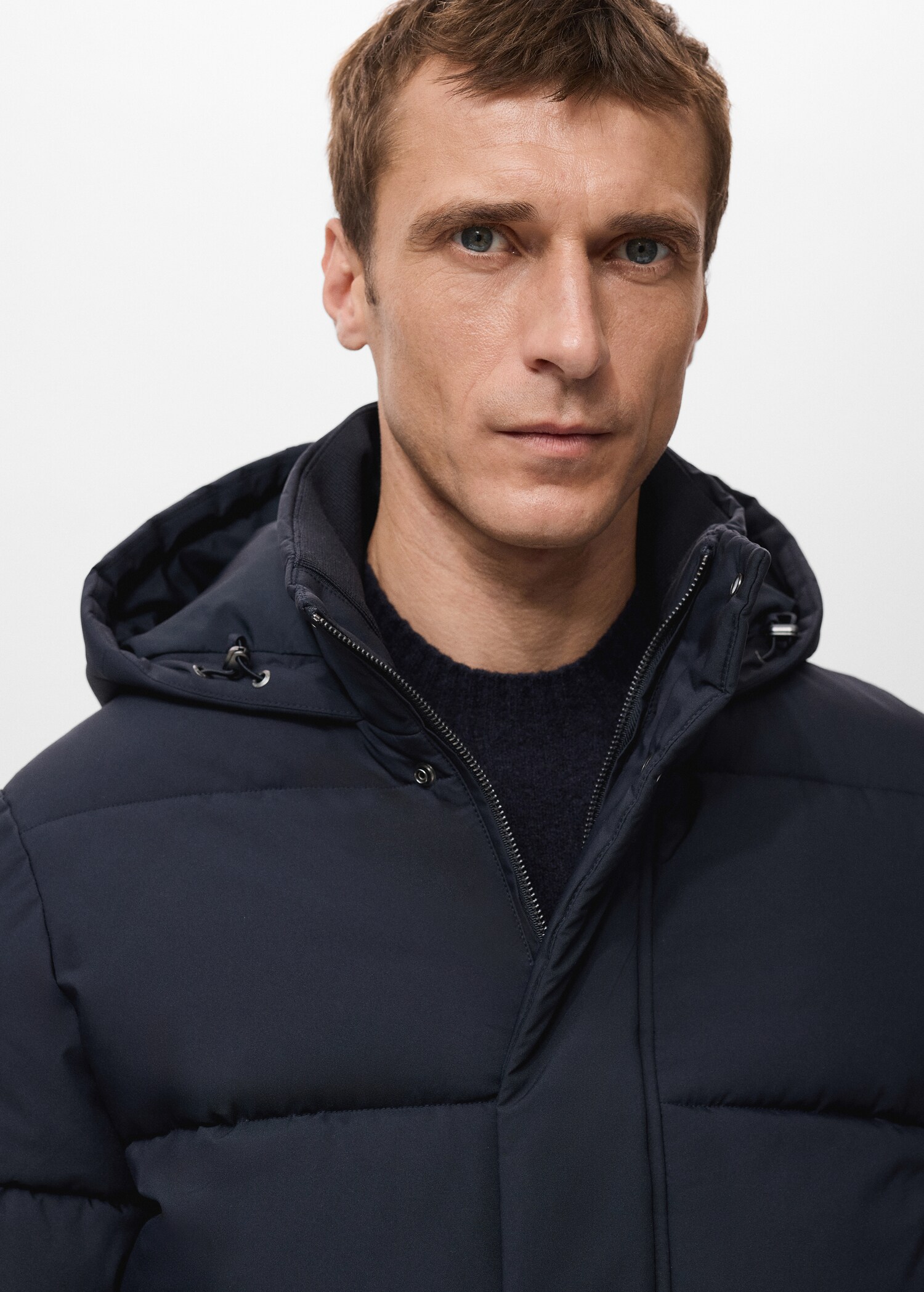 سترة أنوراك قصيرة مبطنة مقاومة للماء - تفاصيل المنتج 1