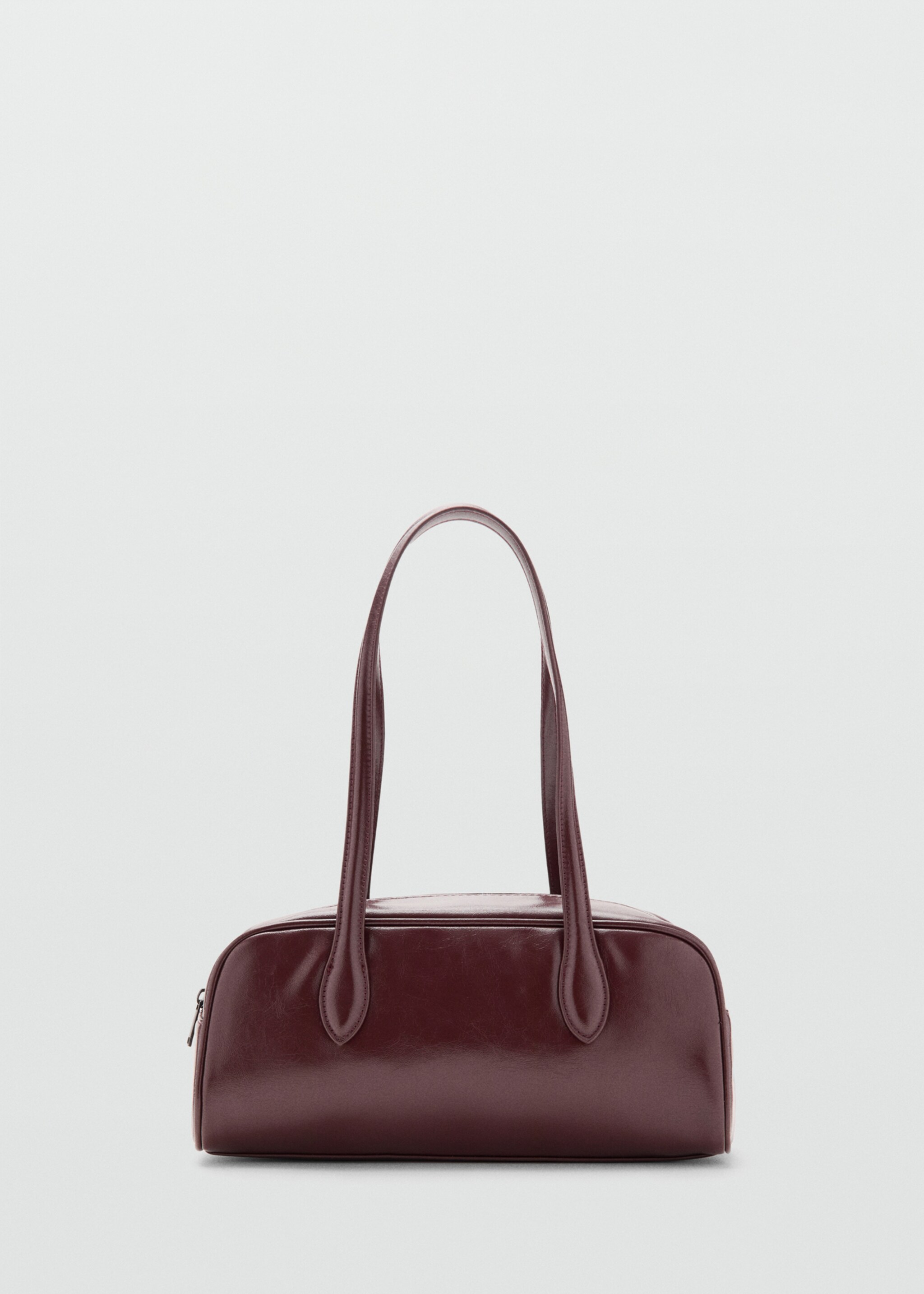 Bowling bag with faux-leather finish - Article without model, Burgundy. Ref: 27091176-00.