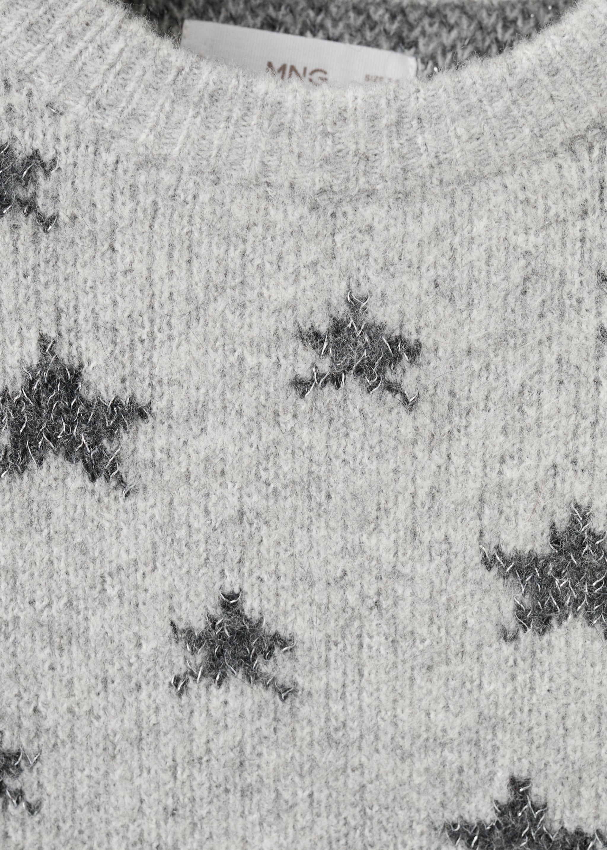 Jersey lurex estrellas - Detalle del artículo 8, Gris. Ref: 27091178-00.
