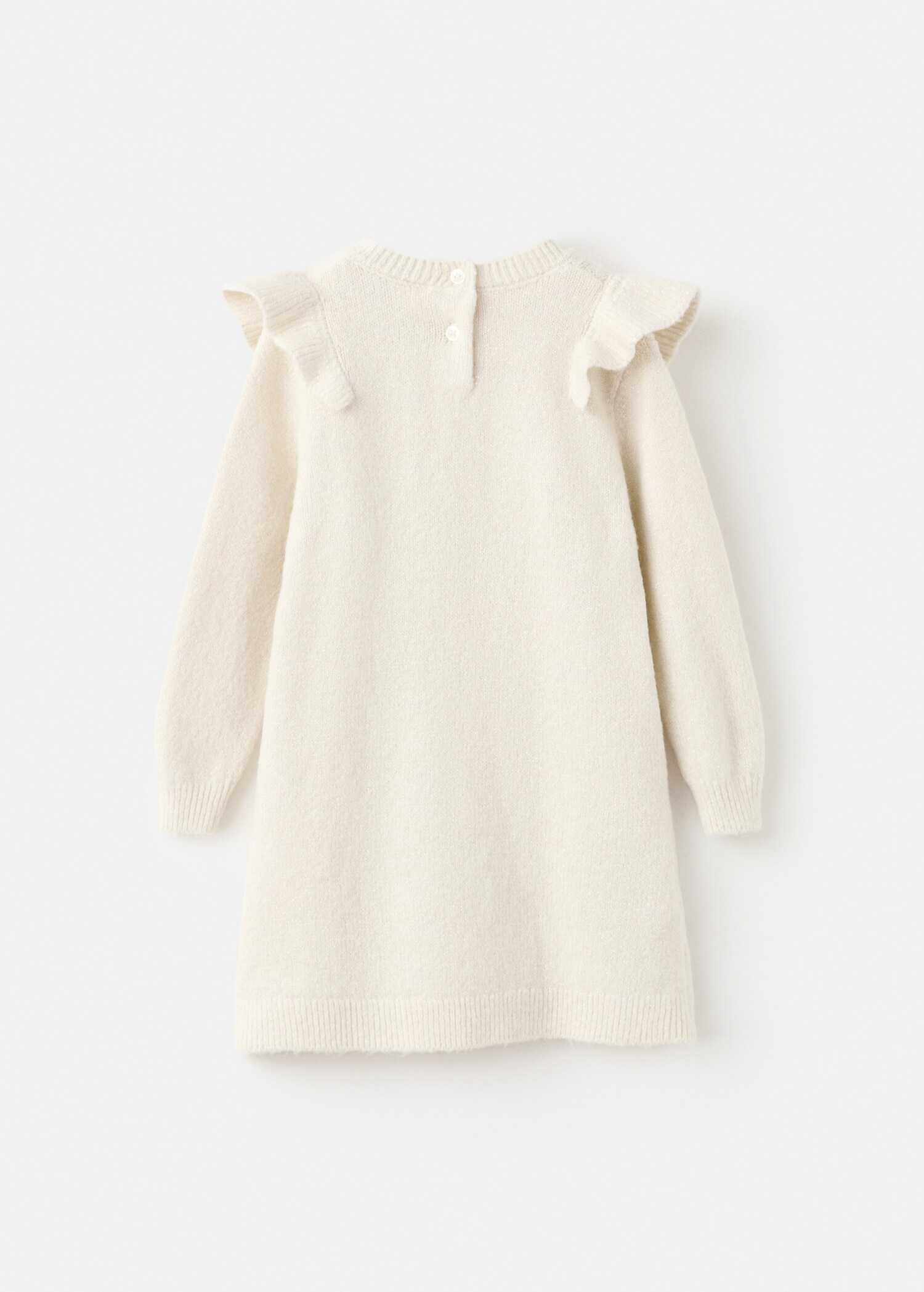 Lurex ruffled dress - Reverse of the article