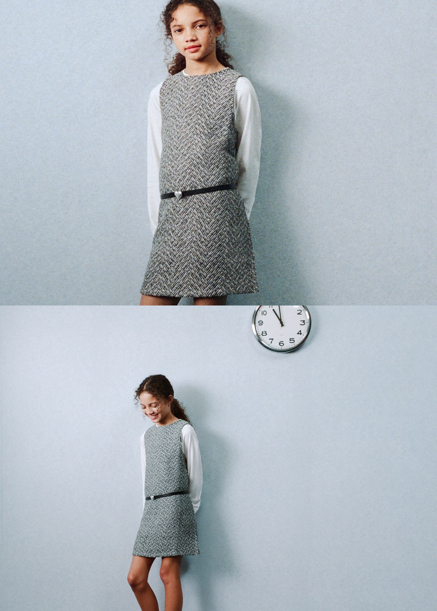 Lurex tweed dress - Medium plane