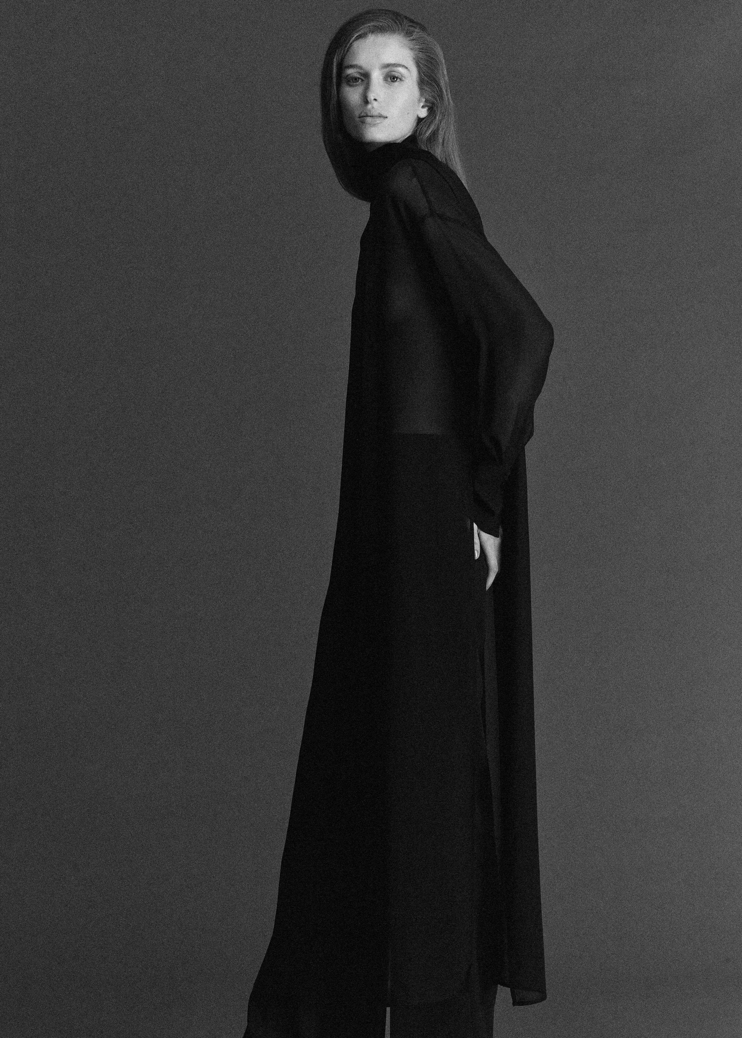 Lang zijden overhemd met sjaaltje - Detail van het artikel 1