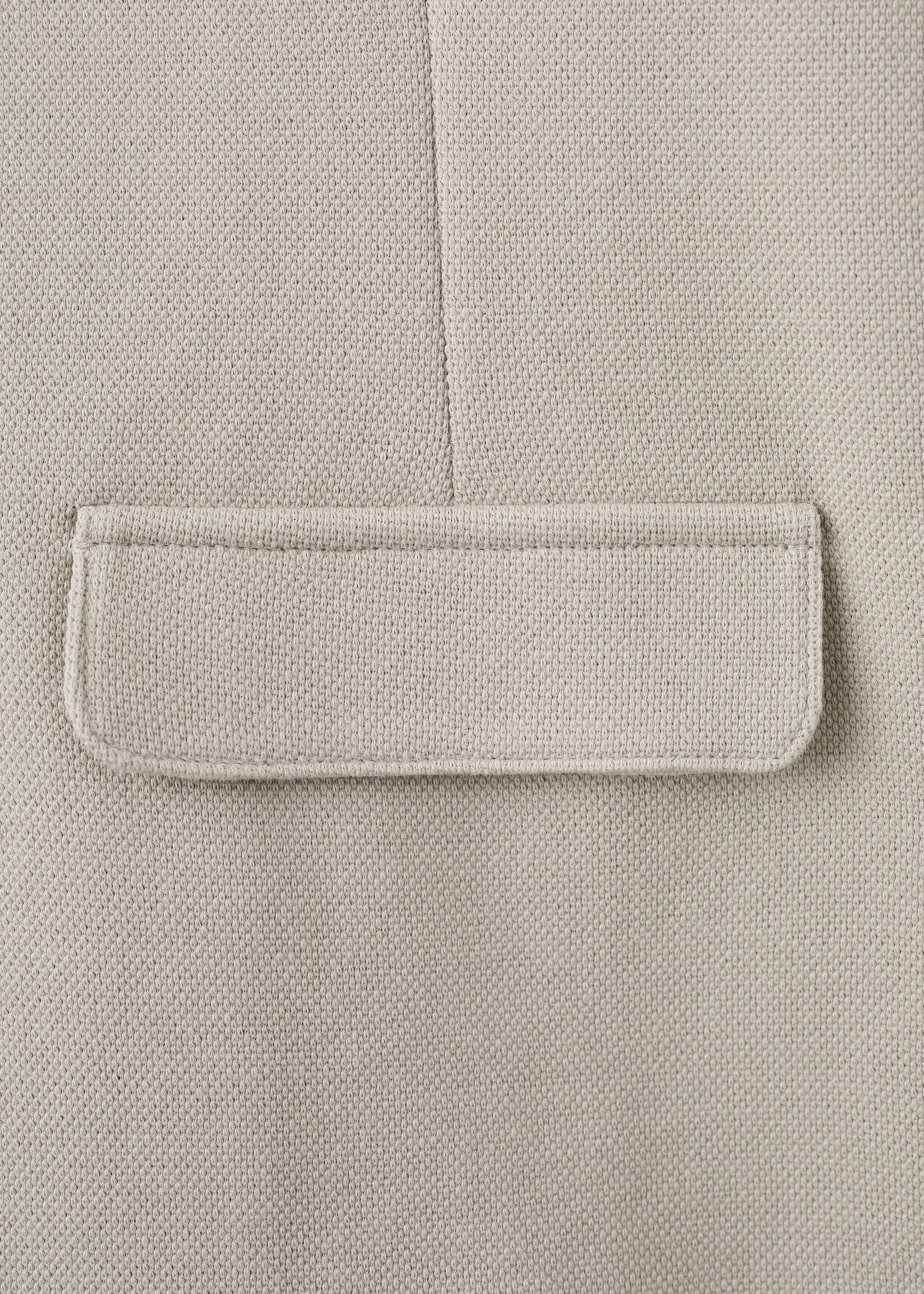 Veste piqué de coton - Détail de l'article 0, Sable. Ref: 27091188-00.