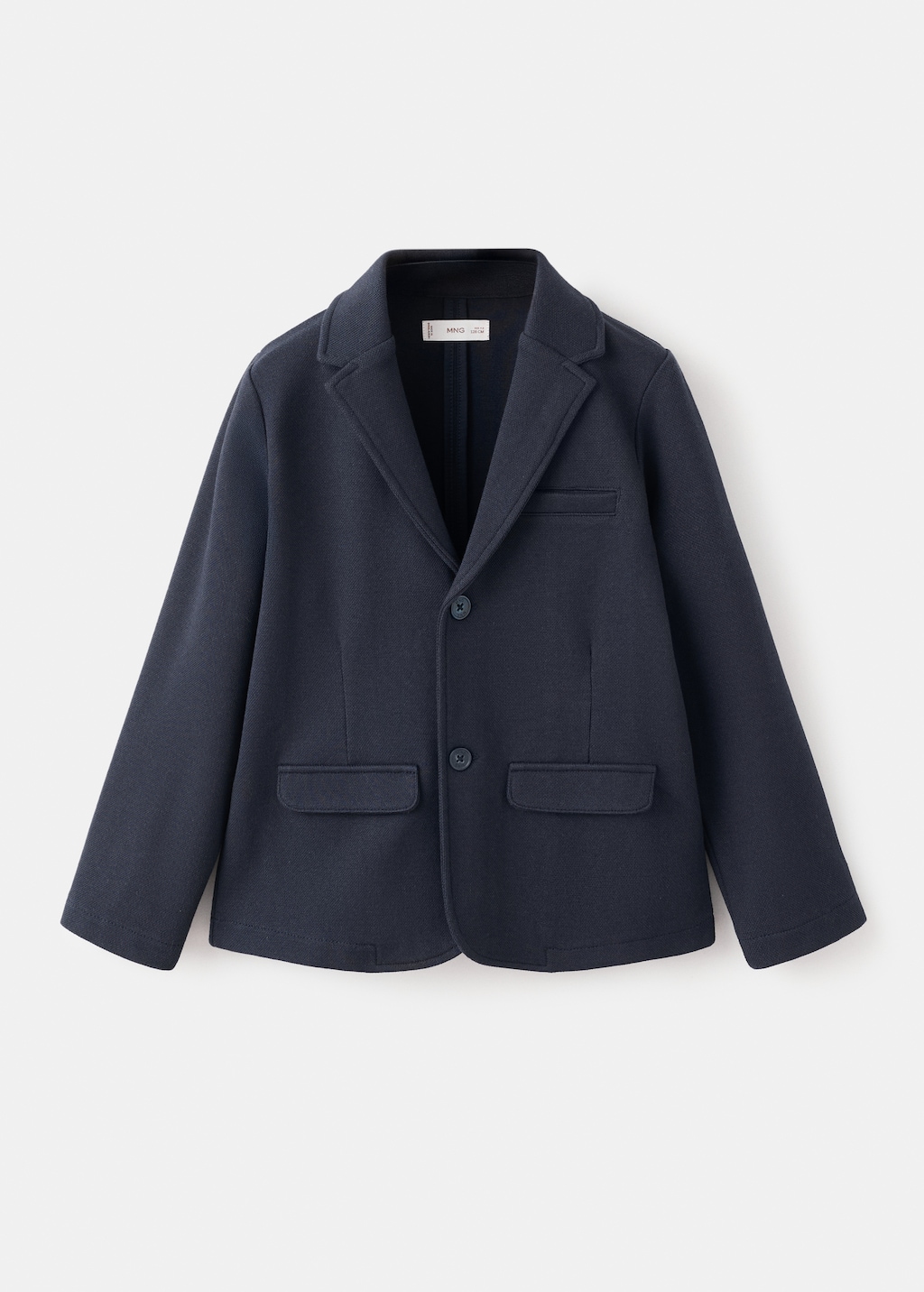 Cotton-blend piqué blazer - Kids | MANGO Canada