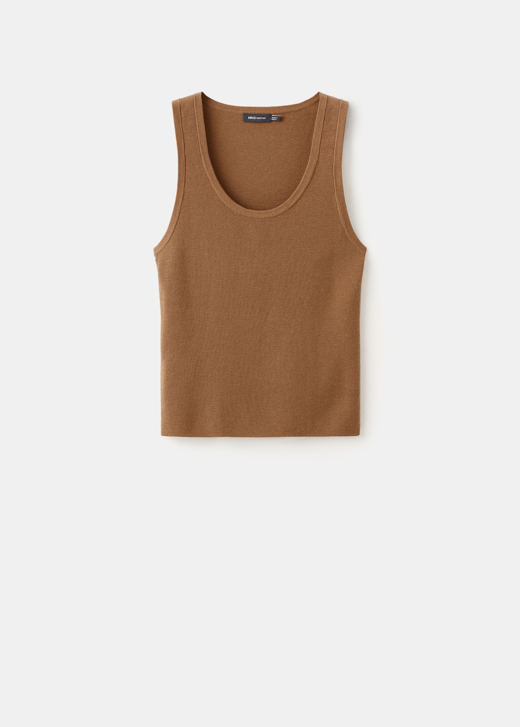 Mango Wool-blend knitted top