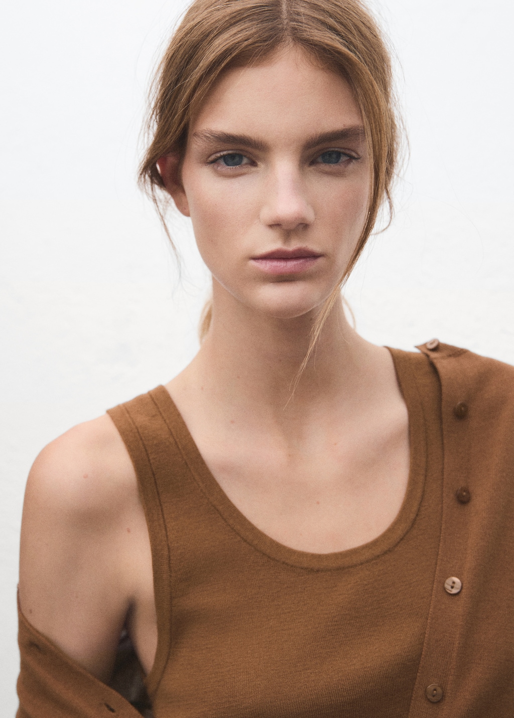 Mango Wool-blend knitted top