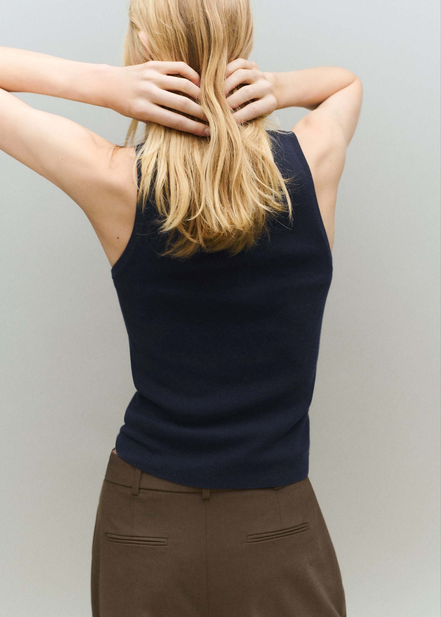 توب مزيج صوف - الجهة الخلفية للمنتج