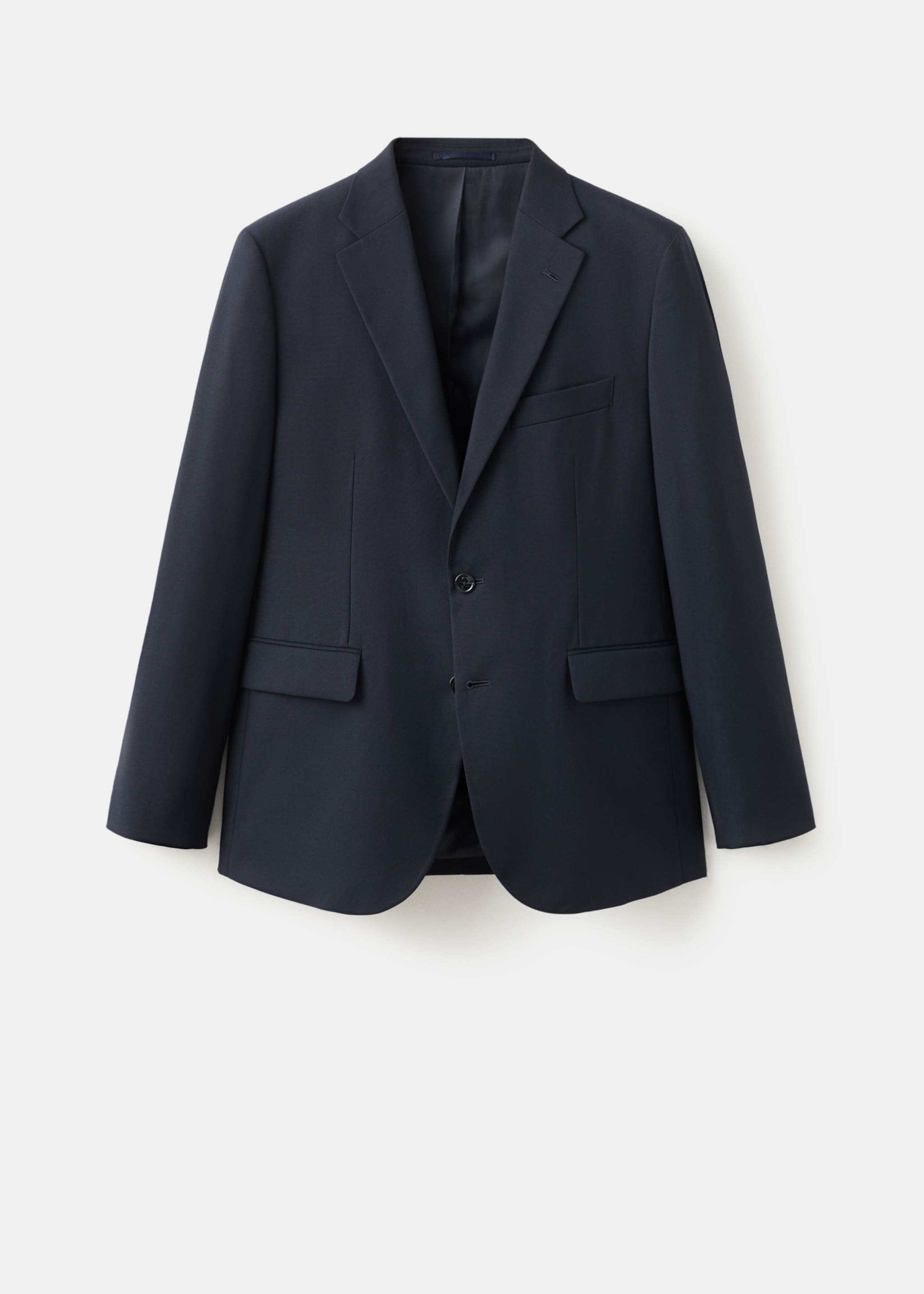 Milan slim-fit suit jacket - Article without model, Navy. Ref: 27051223-00.