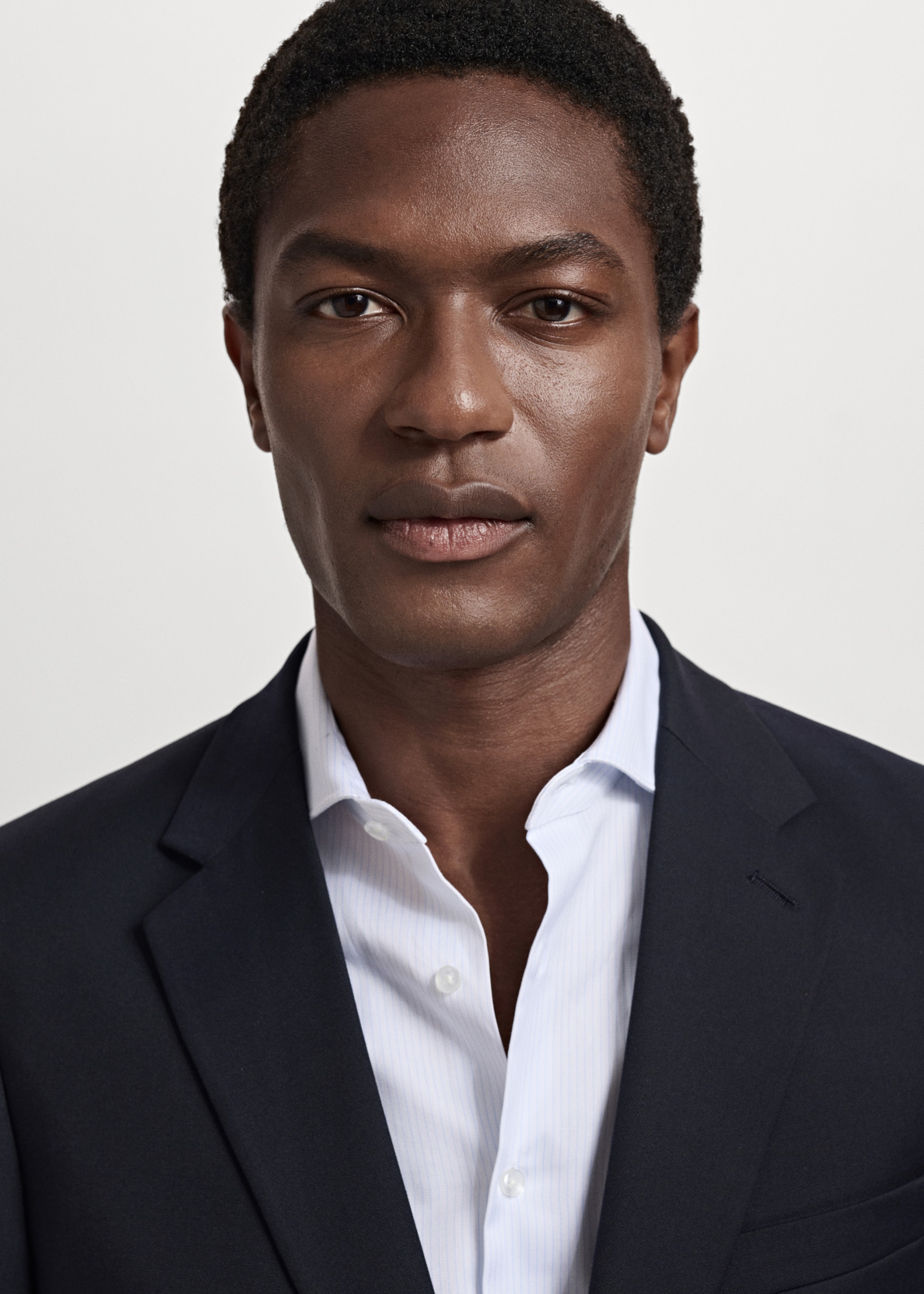 Milan slim-fit suit jacket - Details of the article 1, Navy. Ref: 27051223-00.