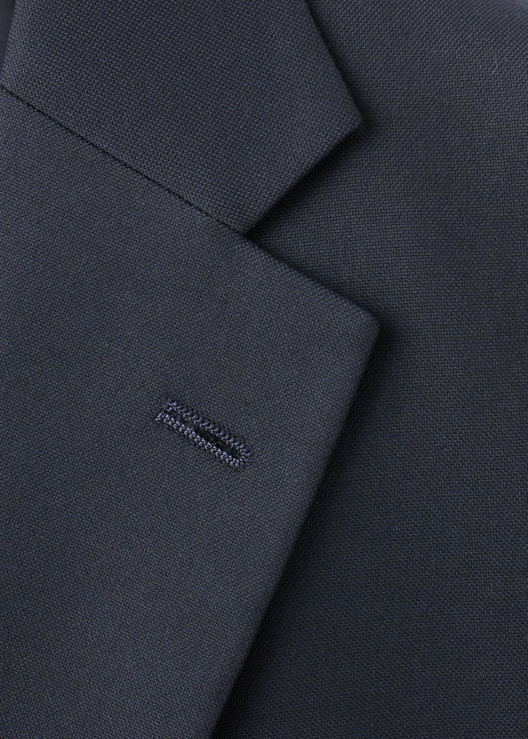Milan slim-fit suit jacket - Details of the article 8, Navy. Ref: 27051223-00.