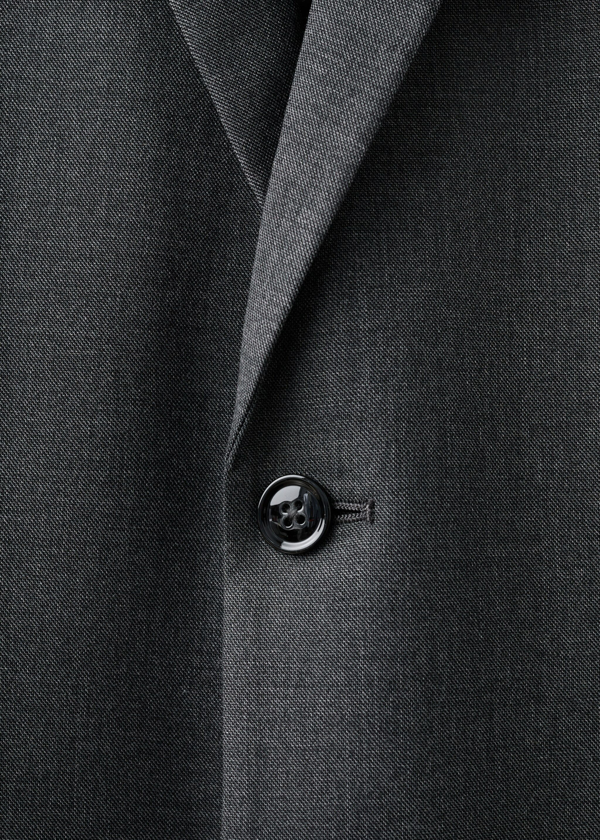 Milan slim-fit suit jacket - Details of the article 8, Grey. Ref: 27091192-00.