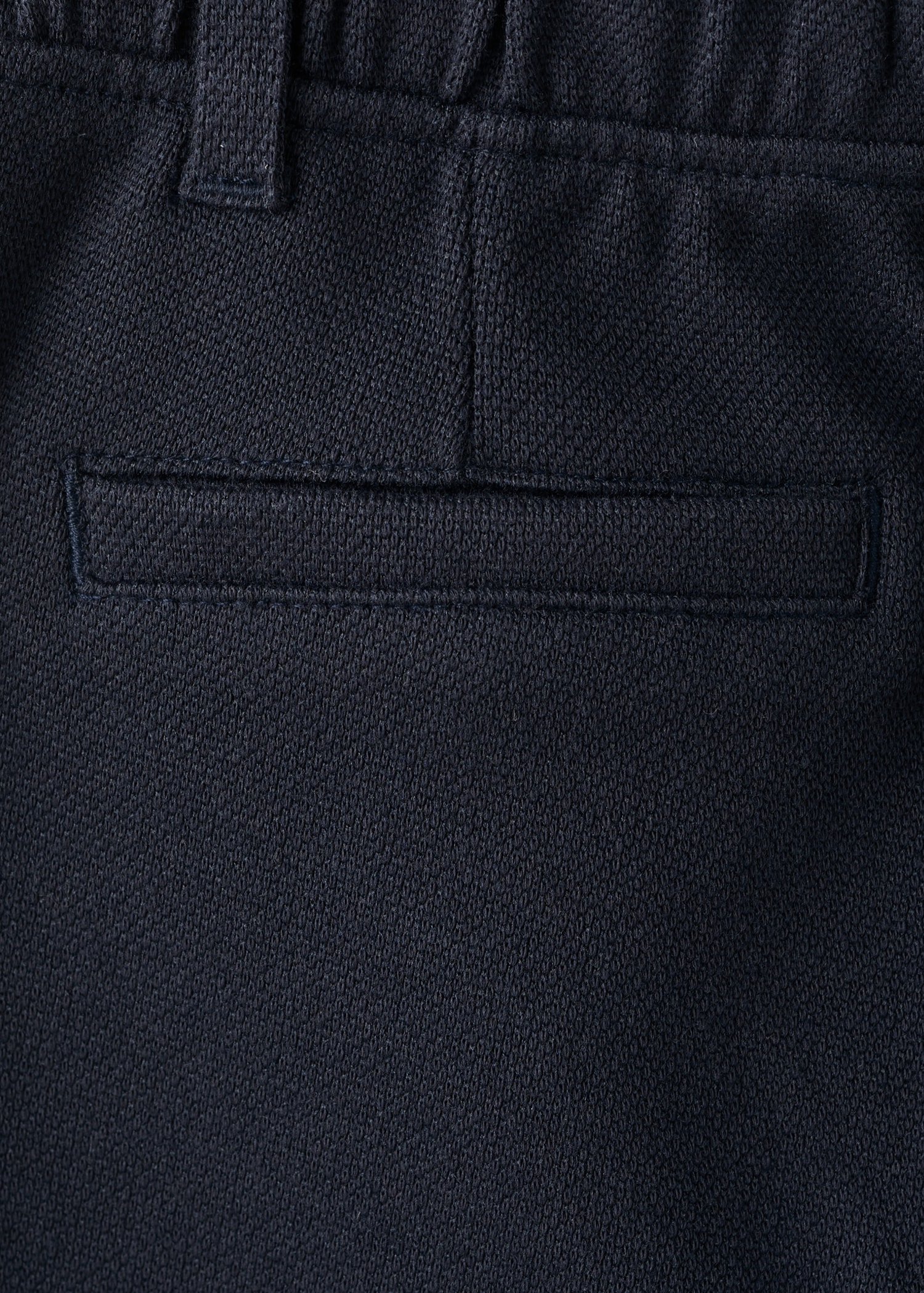 Pique suit trousers - Details of the article 0